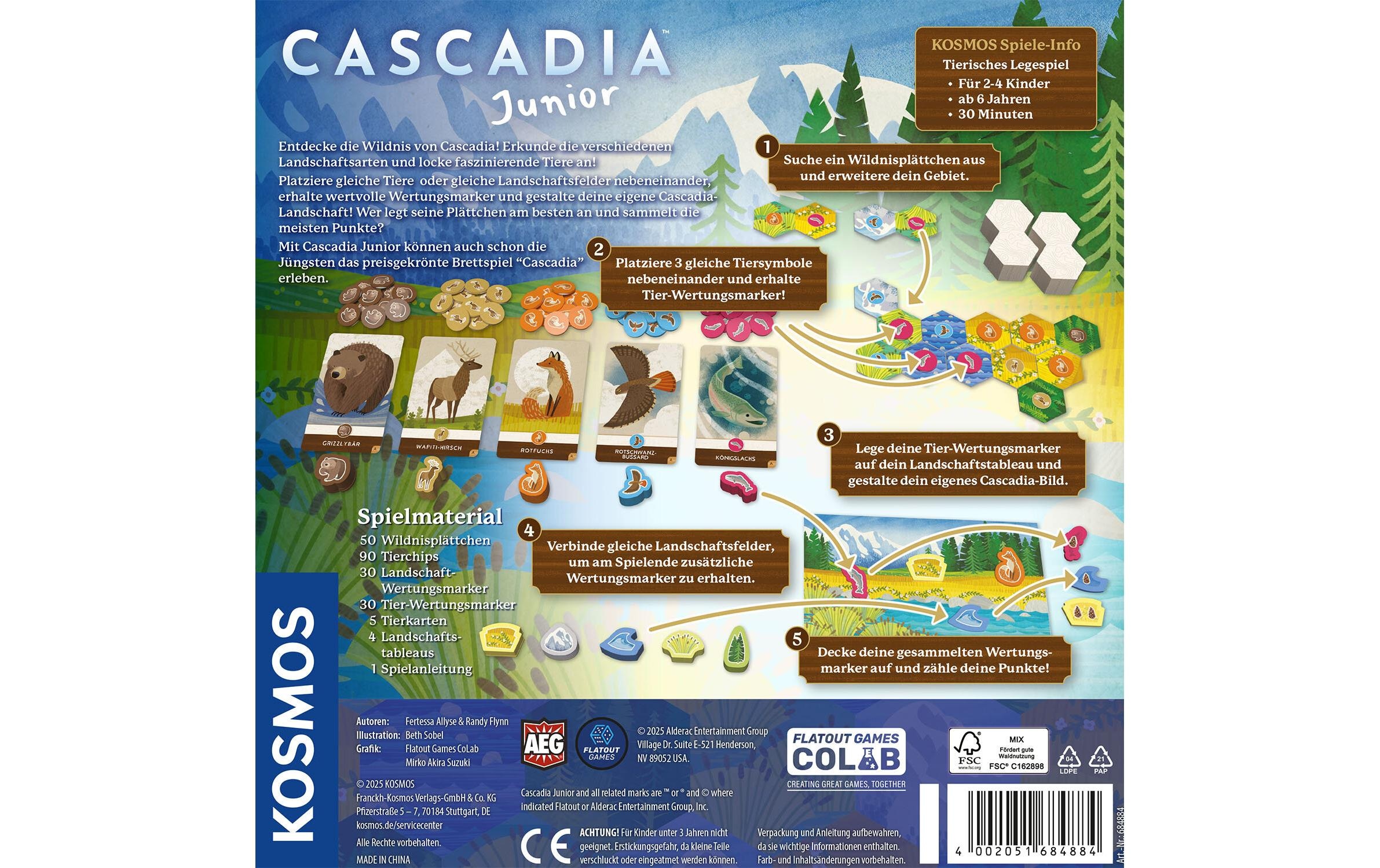 Kosmos Spiel »Cascadia Junior«