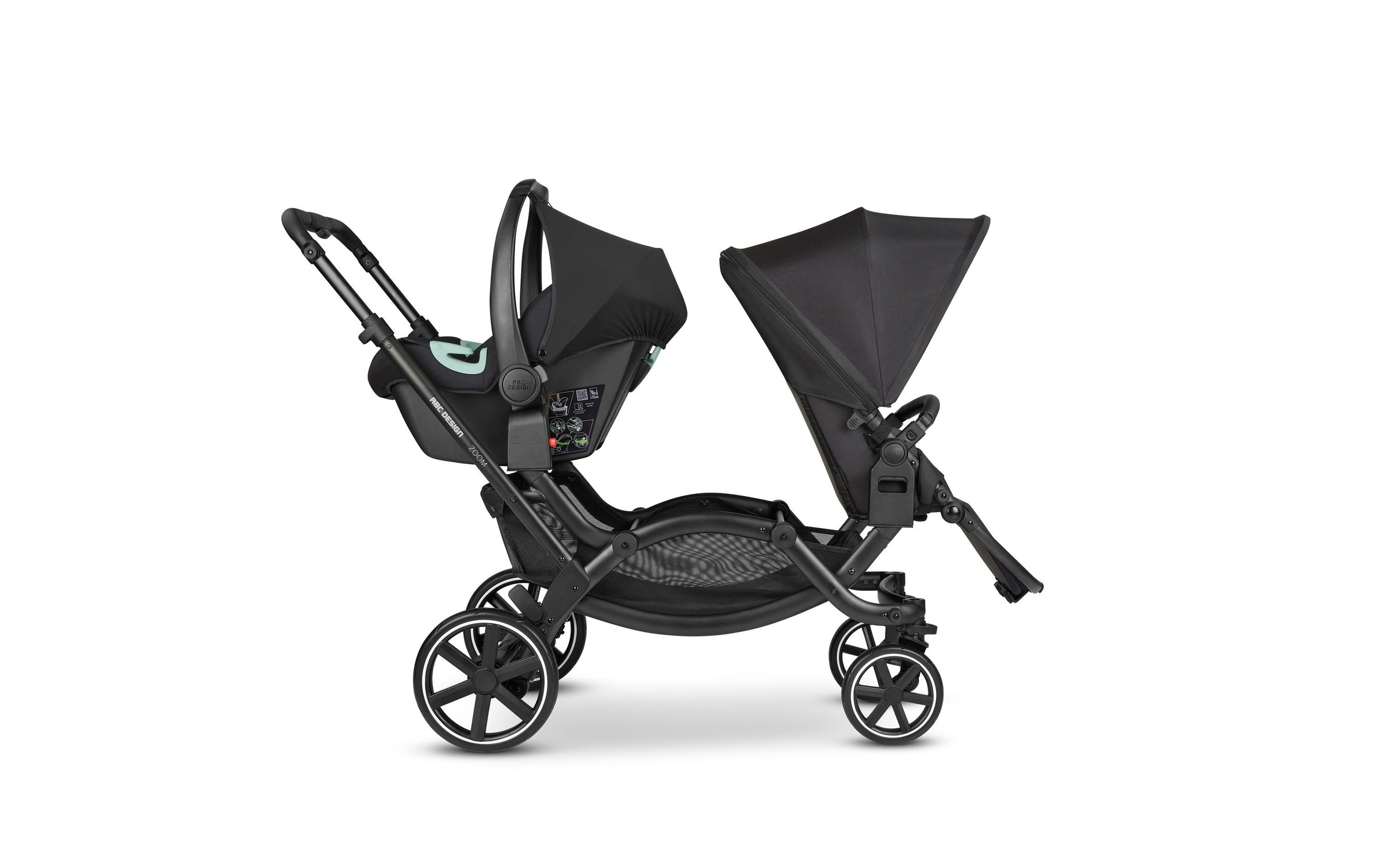 ABC Design Geschwisterwagen »ABC Design Geschwisterwagen Zoom«, 49 kg
