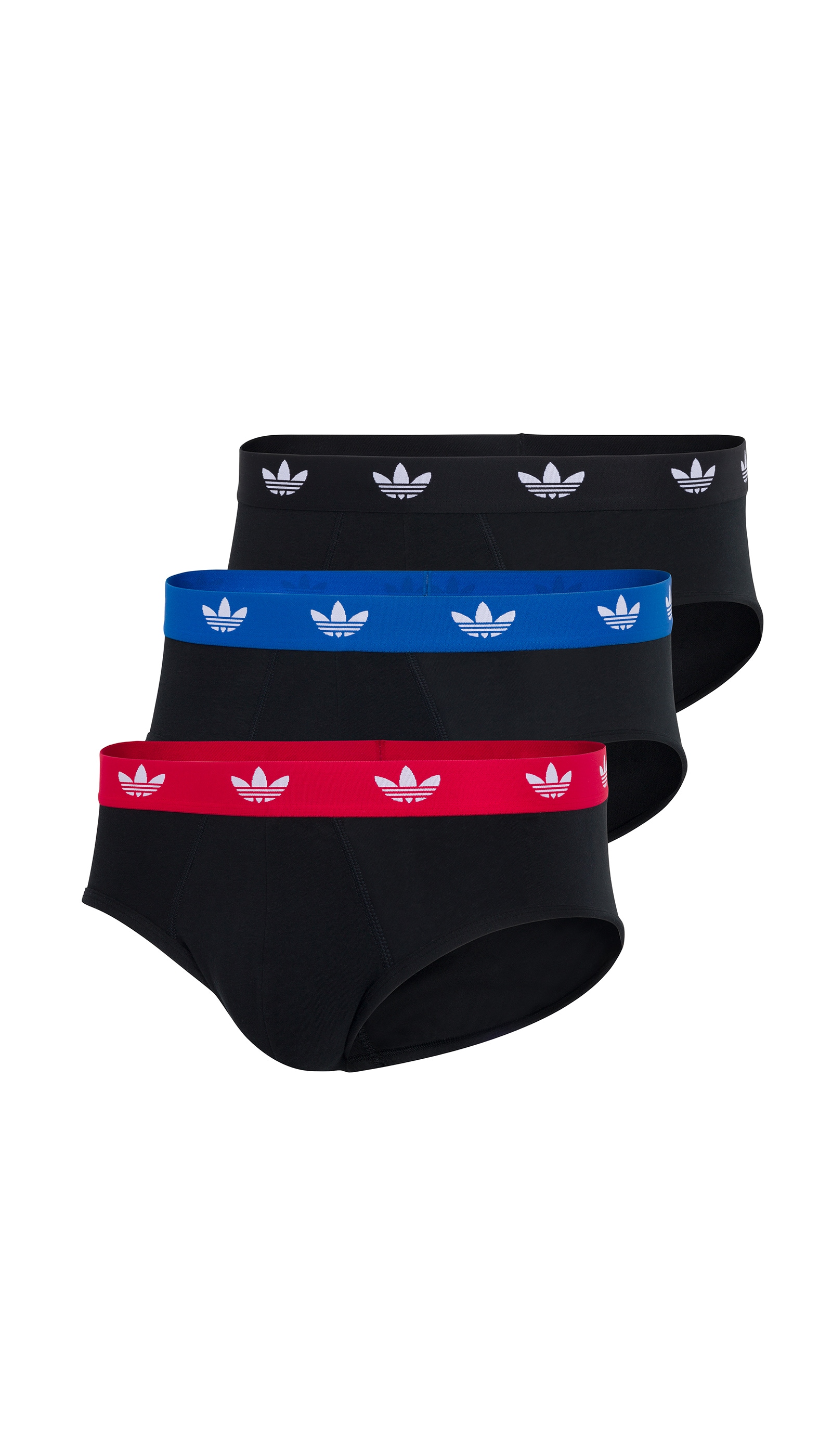 adidas Originals Slip »Comfort Flex Cotton« 3er Pack, breiter Logo-Bund, elastisch, sportlicher Touch, Baumwollmix