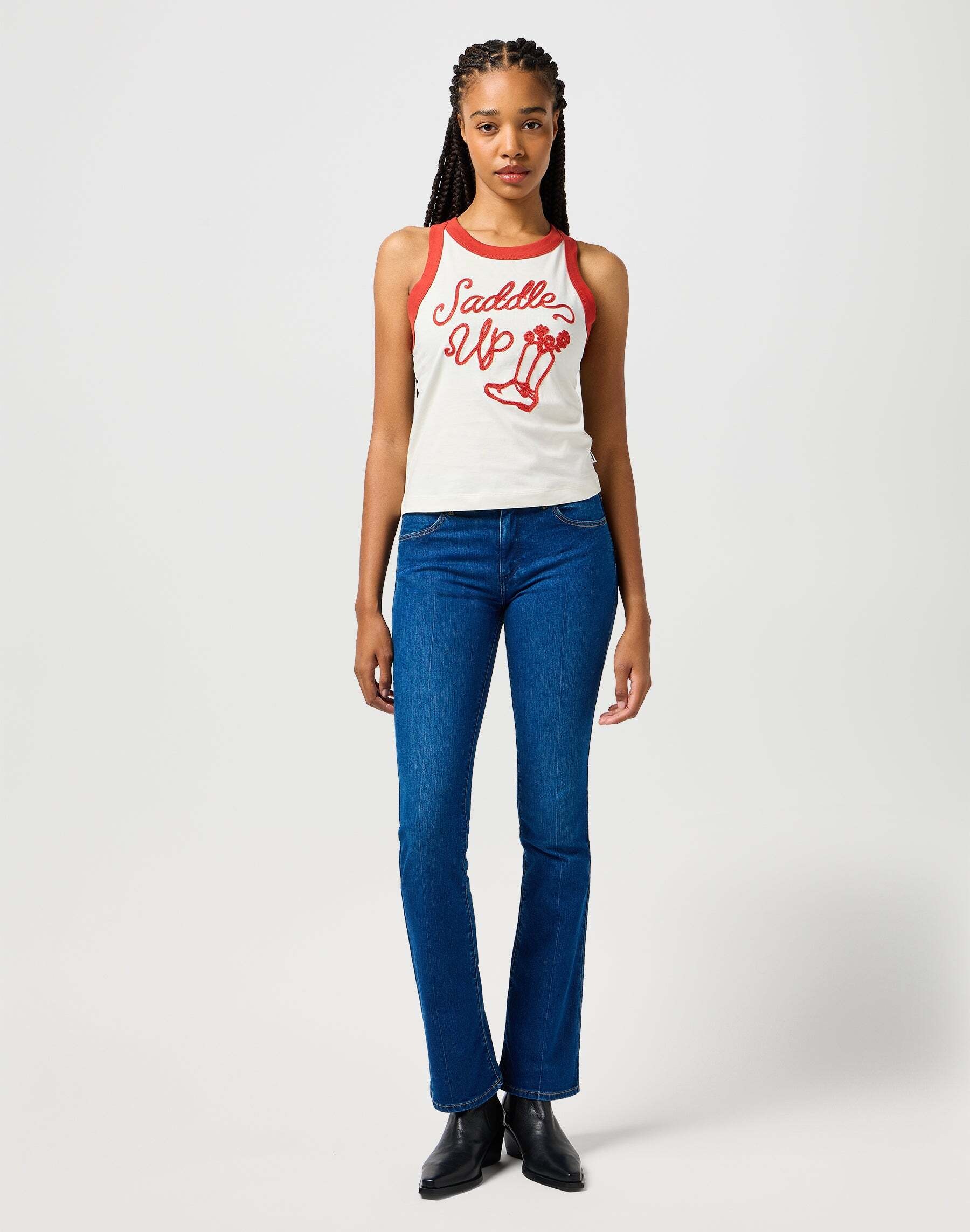 Wrangler Kurzarmshirt »Wrangler Top Ringer Tank«