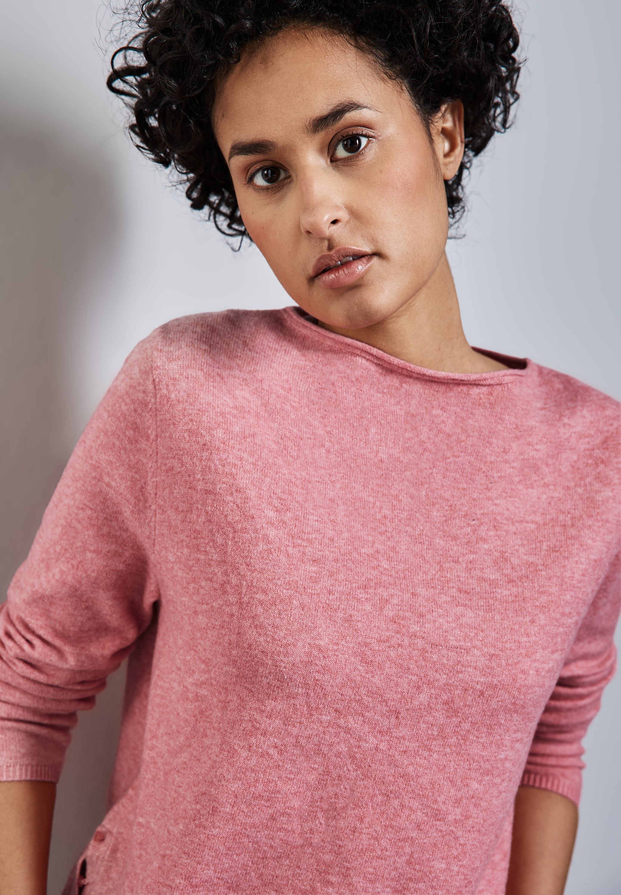 STREET ONE Strickpullover, mit Seitlichen Schlitzen