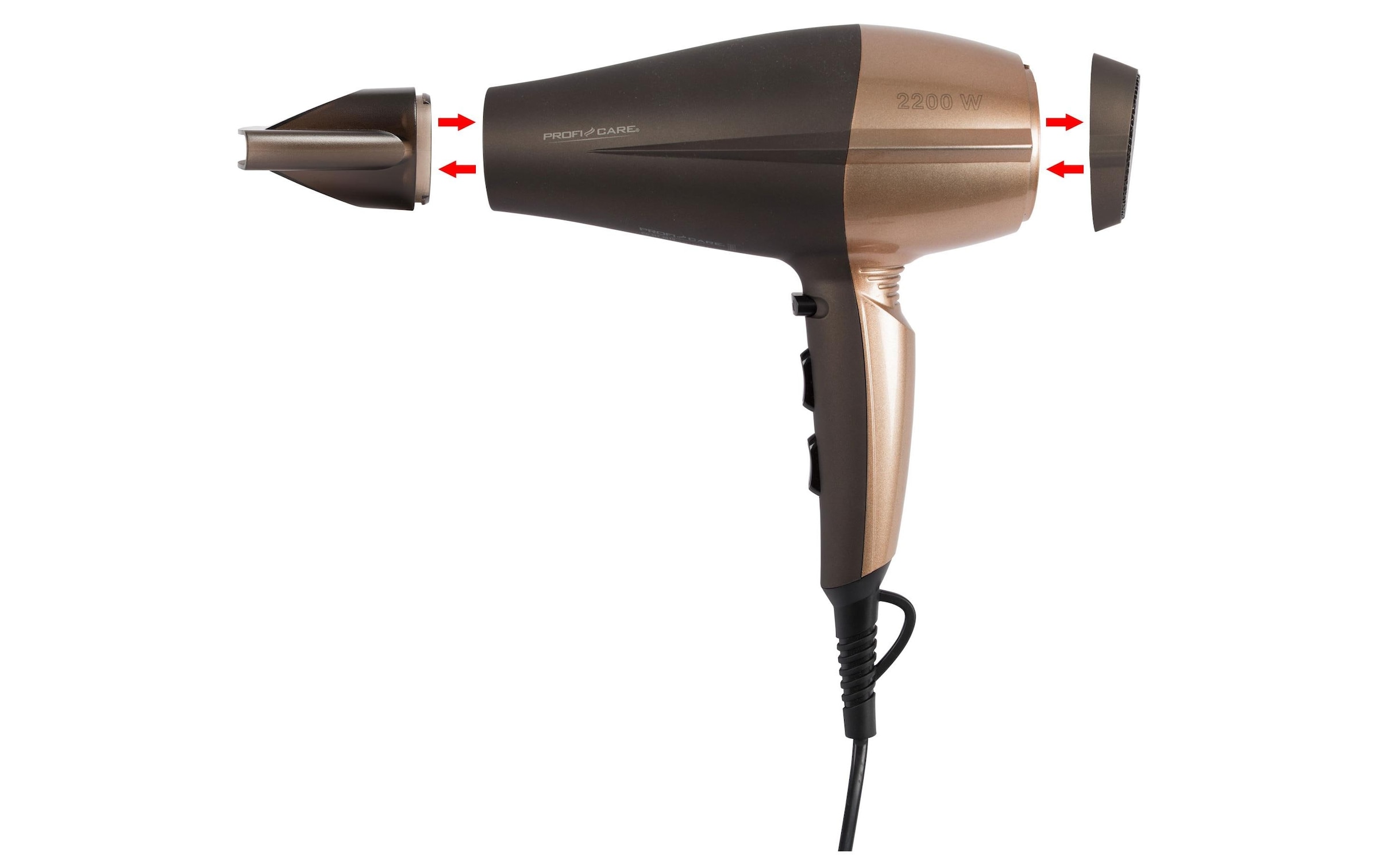 ProfiCare Haartrockner »PC-HT 3010 Braun / Bronze«