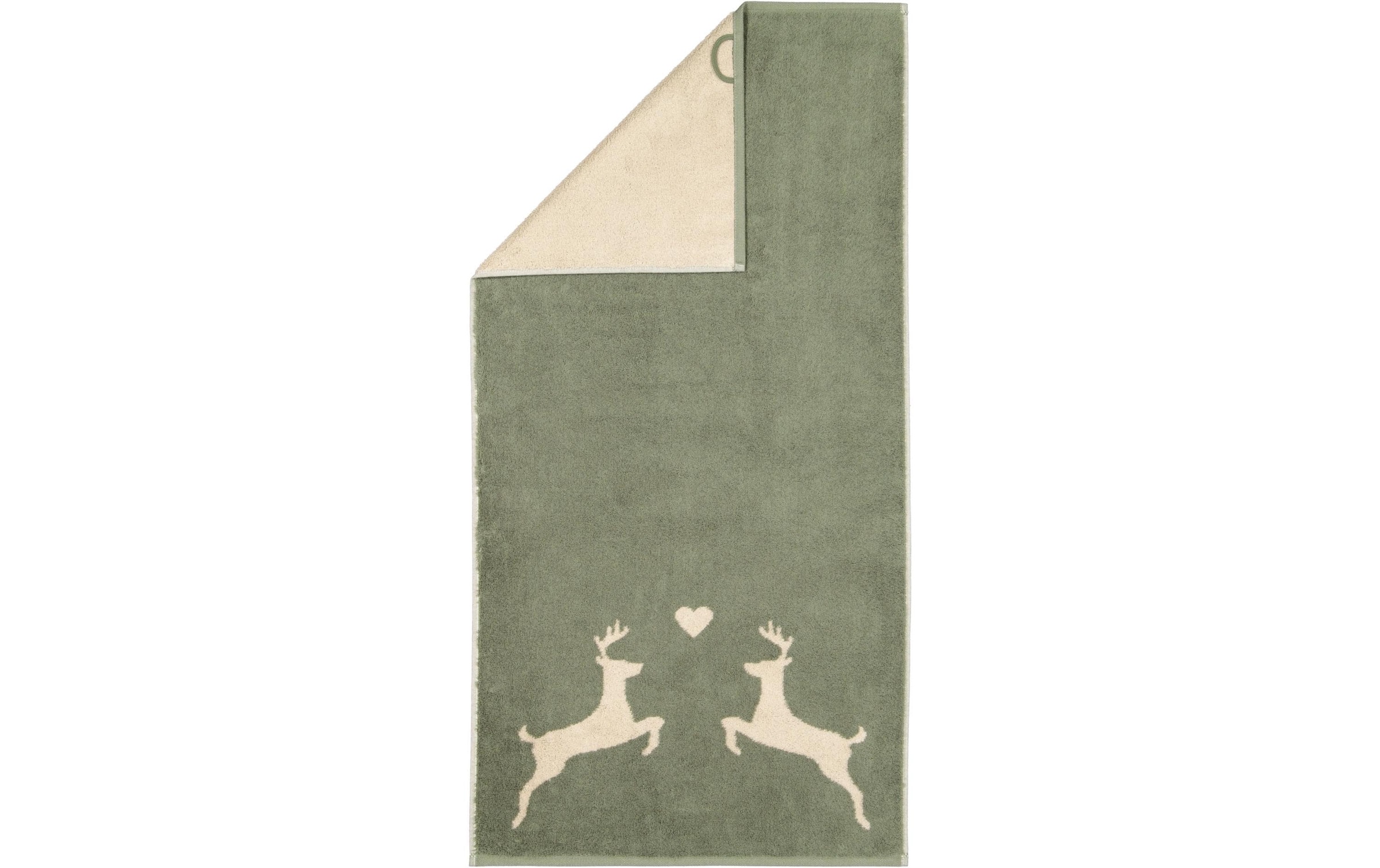 Cawö Duschtuch »Alpenchic Edition Hirsch 70 x 140 cm«, (1 St.)