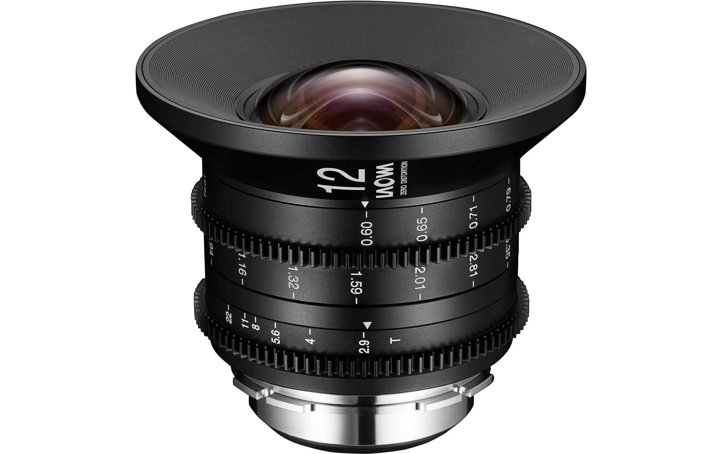 Festbrennweiteobjektiv »Laowa 12mm T2.9 Zero-D Cine (Meter) Ca EF«