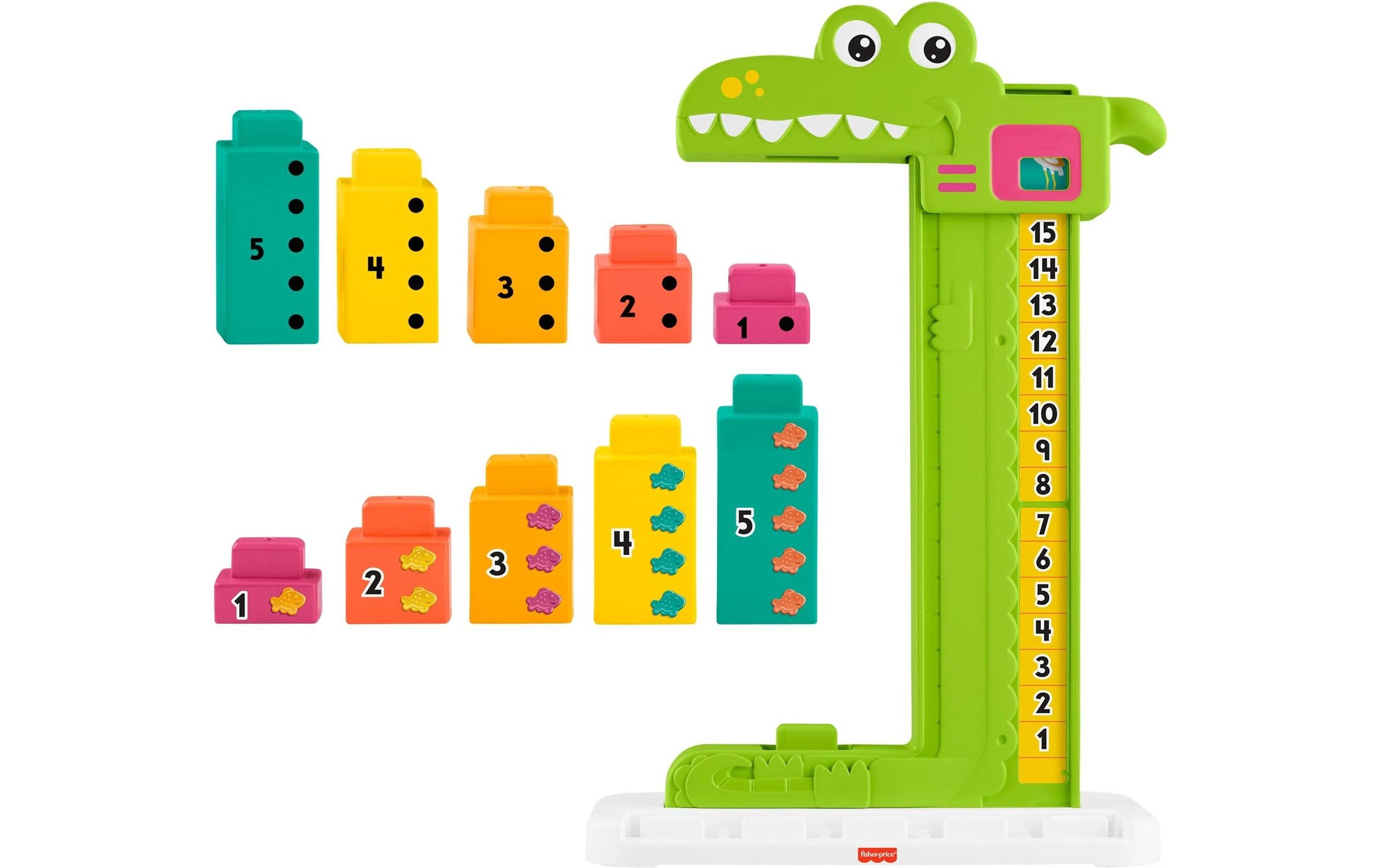 Fisher-Price® Stapelspielzeug »Mein Zahlen-Krokodil«