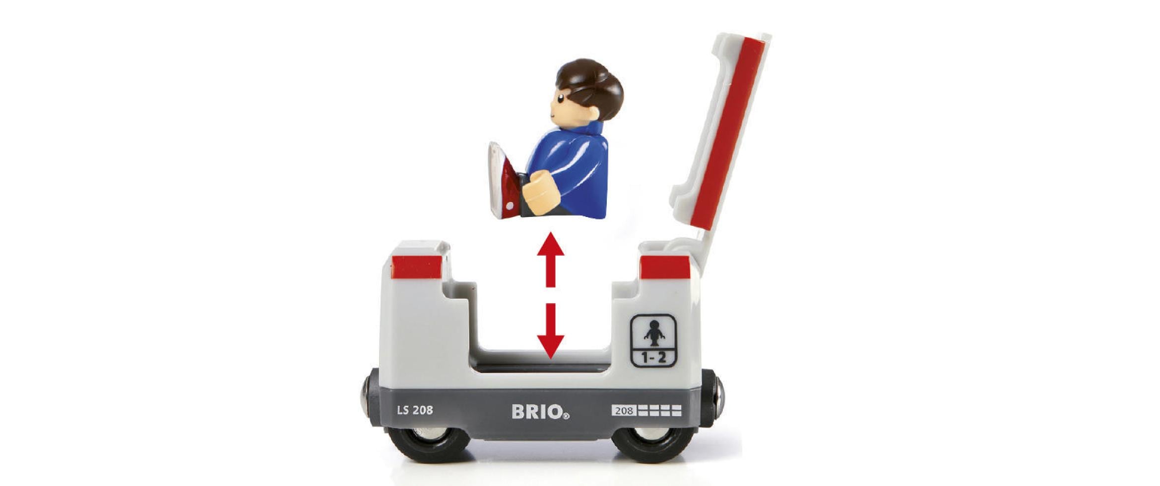 BRIO® Spielzeugeisenbahn-Erweiterung »BRIO® WORLD Eisenbahn Starter Set A«, (Set), mit Spielzeugeisenbahn