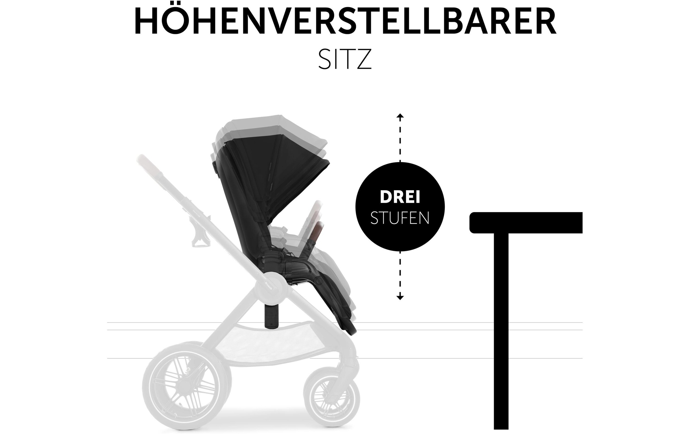 Hauck Kombi-Kinderwagen »Walk N Care«, 22 kg