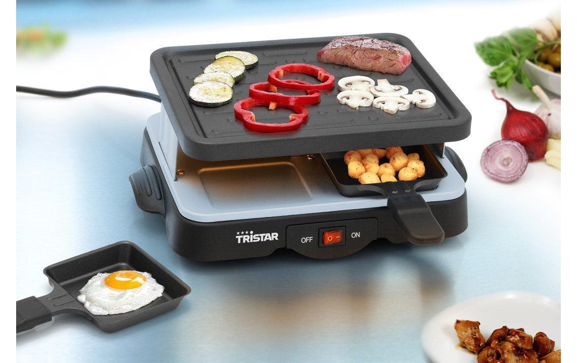 Tristar Raclette »Raclette-Grill«, 4 St. Raclettepfännchen, 500 W