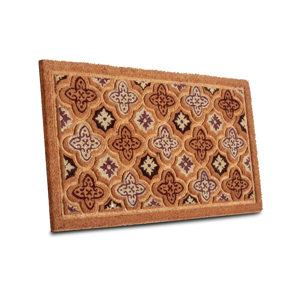 HANSE Home Fussmatte »Mix Mats Kokos Moroccan Tiles«, rechteckig