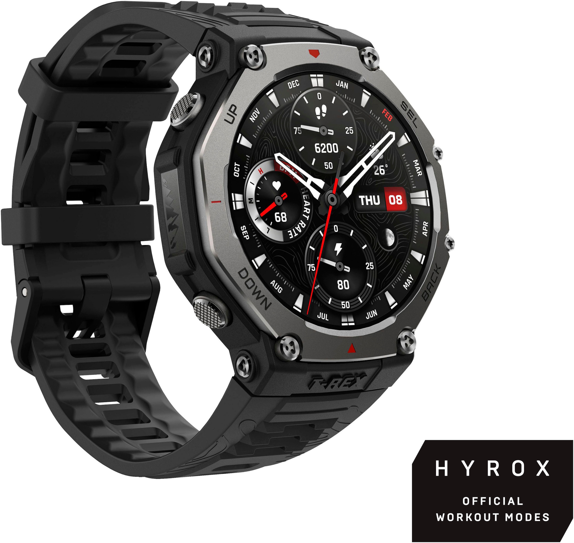 Amazfit Smartwatch "T-Rex 3"(/ 1,5 ″) Zepp OS