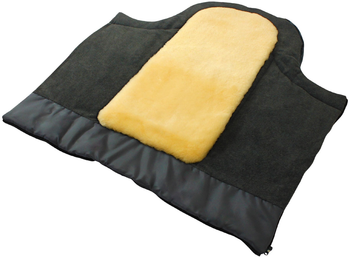 Heitmann Felle Fusssack »Eisbärchen - Komfort 2 in 1 Lammfell Winterfusssack - Premium Qualität«, mit Lammfell-Einlage, für Kinderwagen und Buggy, waschbar