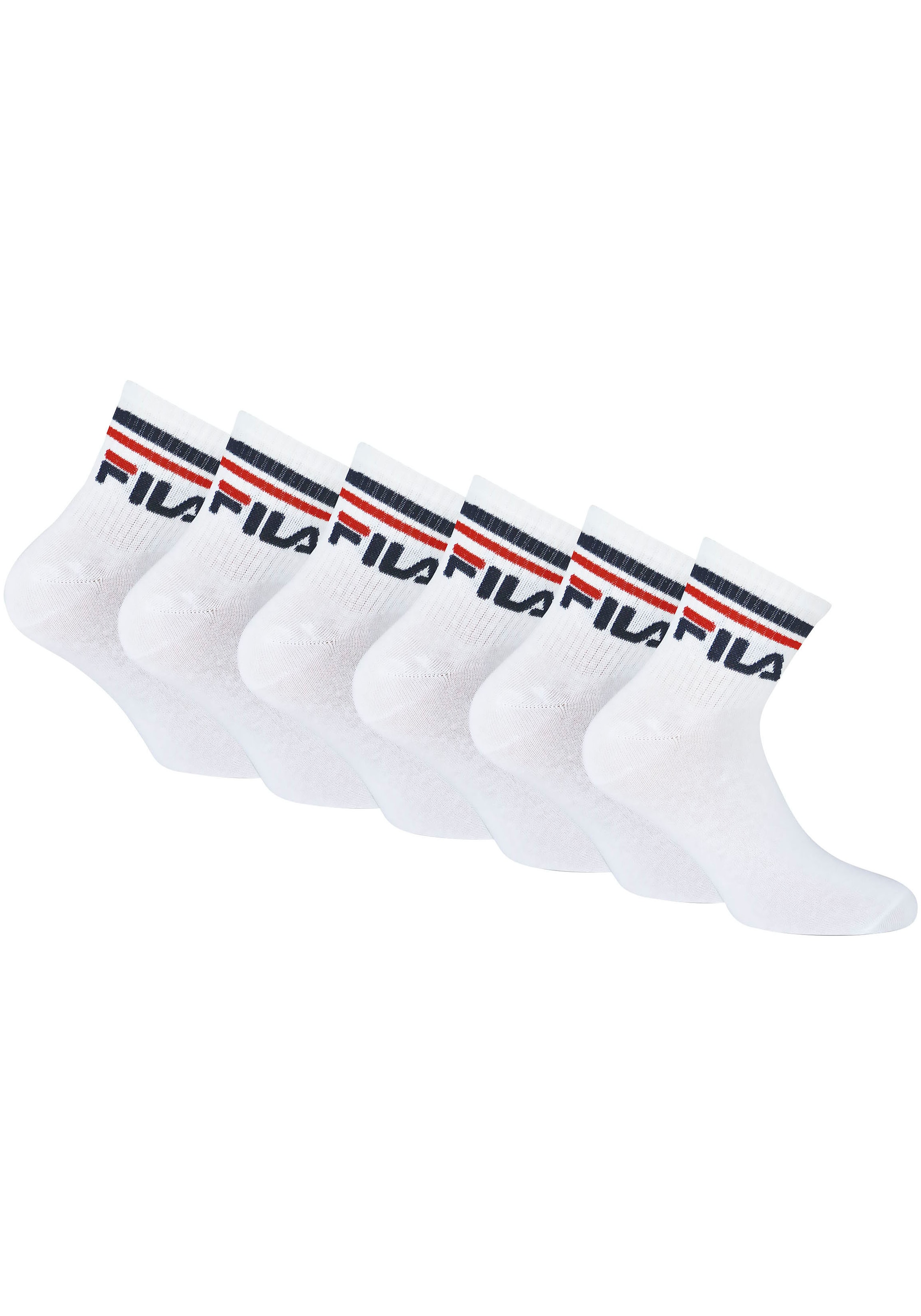 Fila Sportsocken, (Packung, 6 Paar), Klassische Tennis-Sportsocken kaufen