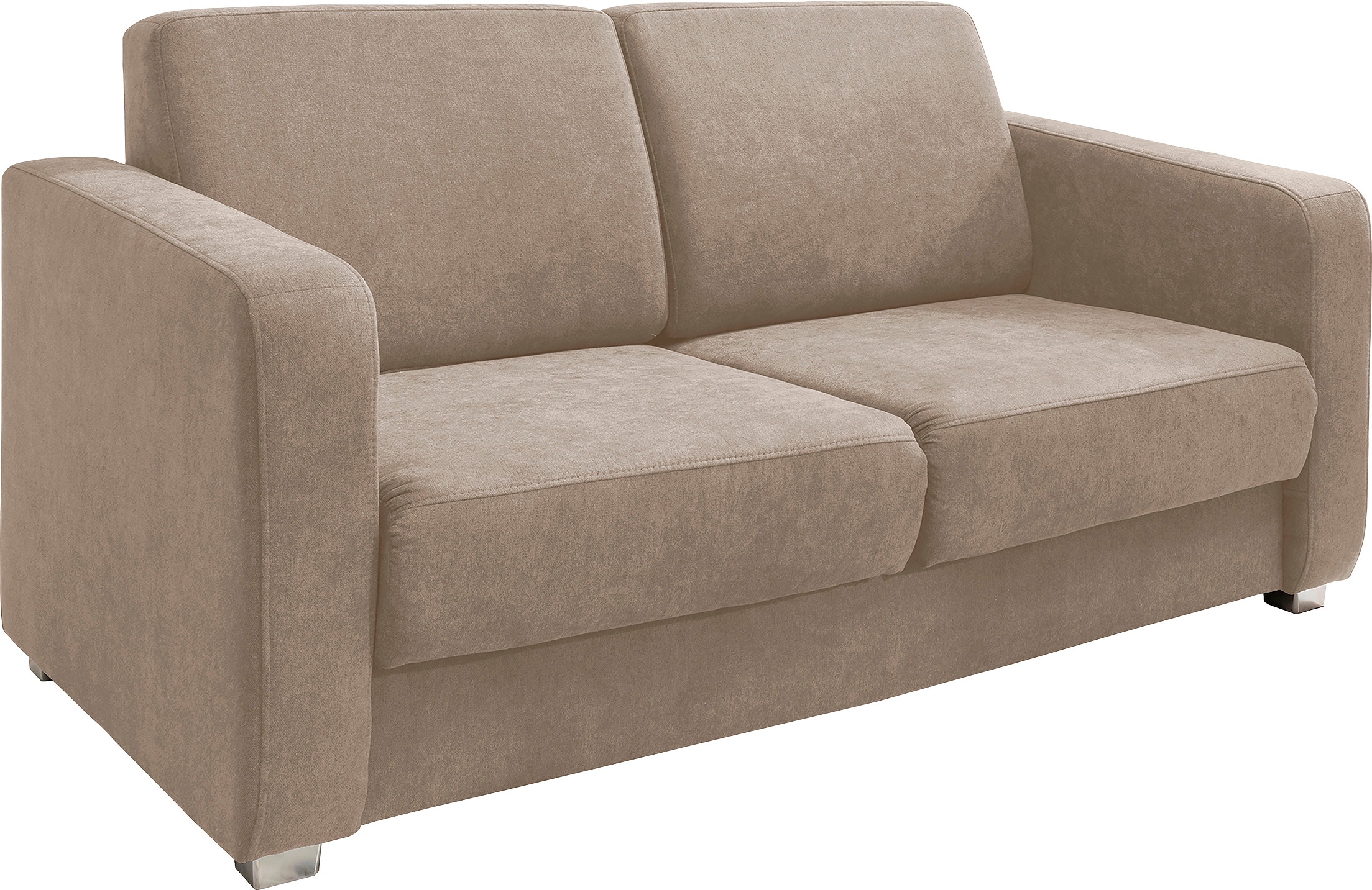 INOSIGN Schlafsofa »Mia Problemlöser Sofa, Einzelauszug, Bettsofa, zeitlos und bequem«, mit 2 Einzelauszügen als Längsschläfer