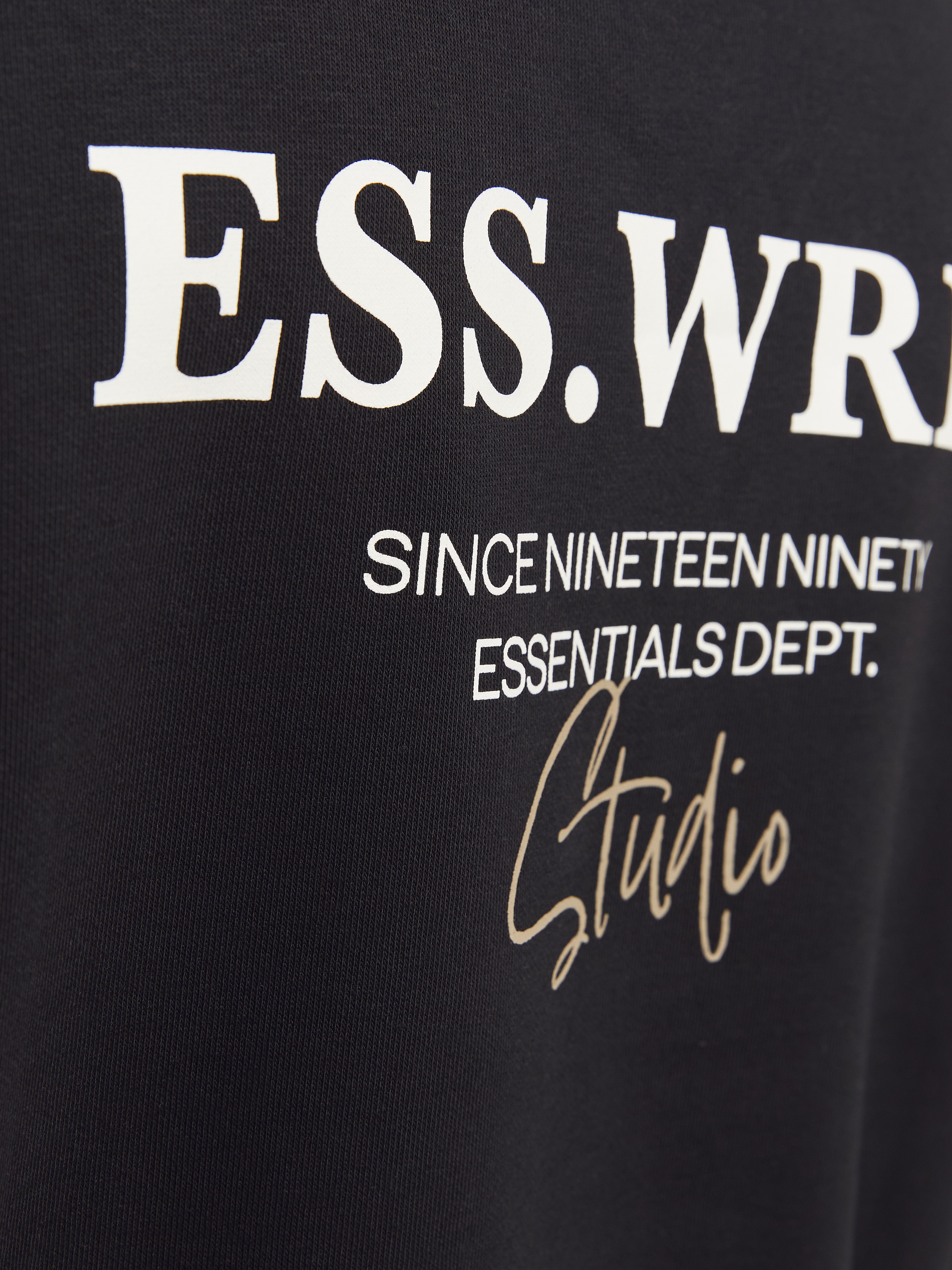 Jack & Jones Sweatshirt »JJEURBAN EDGE STUDIO SWEAT CREW NOOS«, mit Front und Back Print