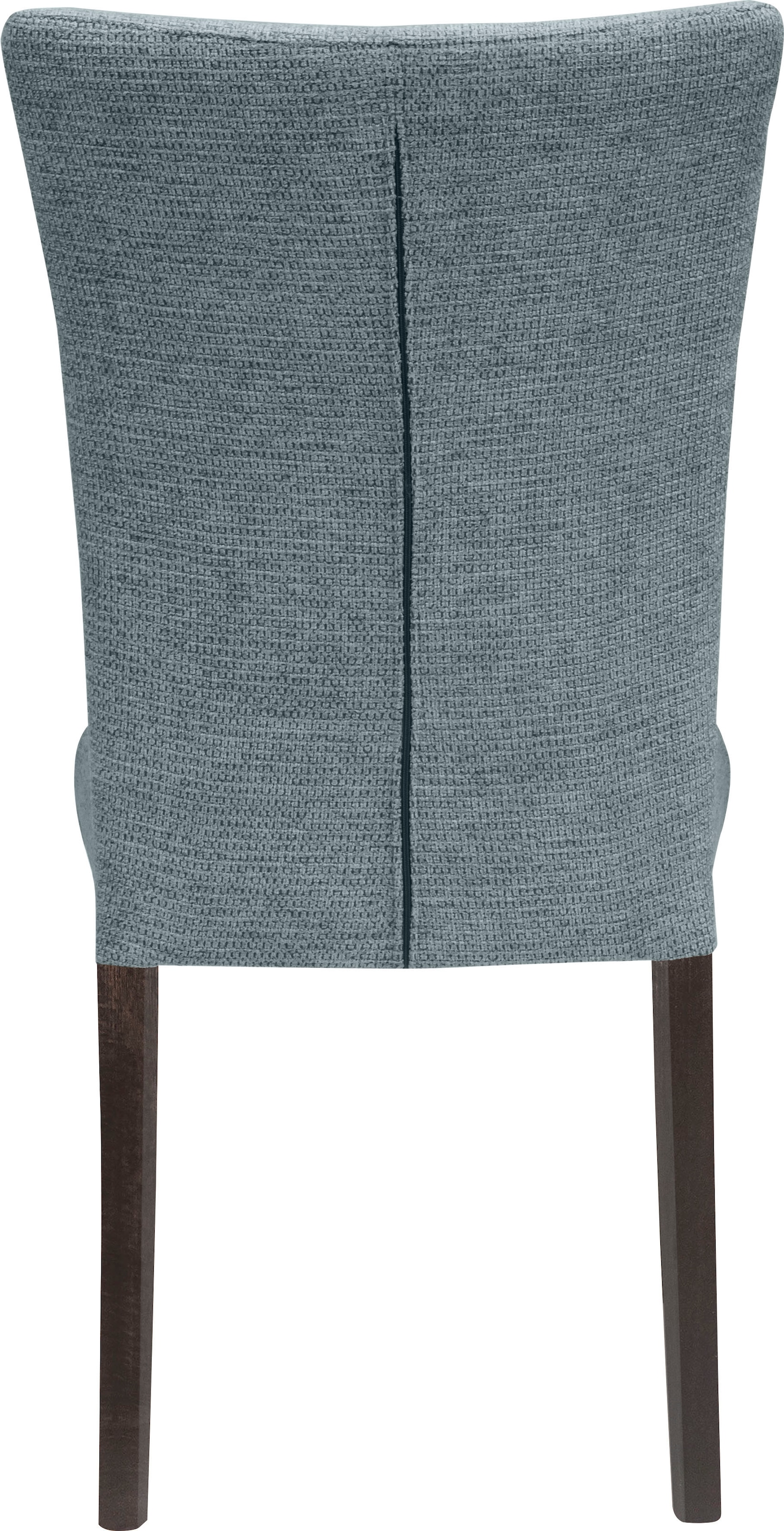 Home affaire 4-Fussstuhl »Aspen«, (Set), 2 St., Softstruktur, Beine aus massiver Buche, wengefarben lackiert
