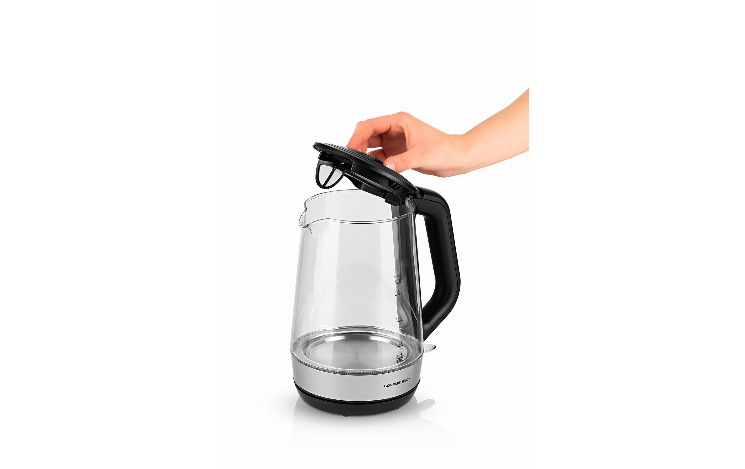 GOURMETmaxx Wasserkocher »Wasserkocher 1.7 l«, 1,7 l, 2200 W