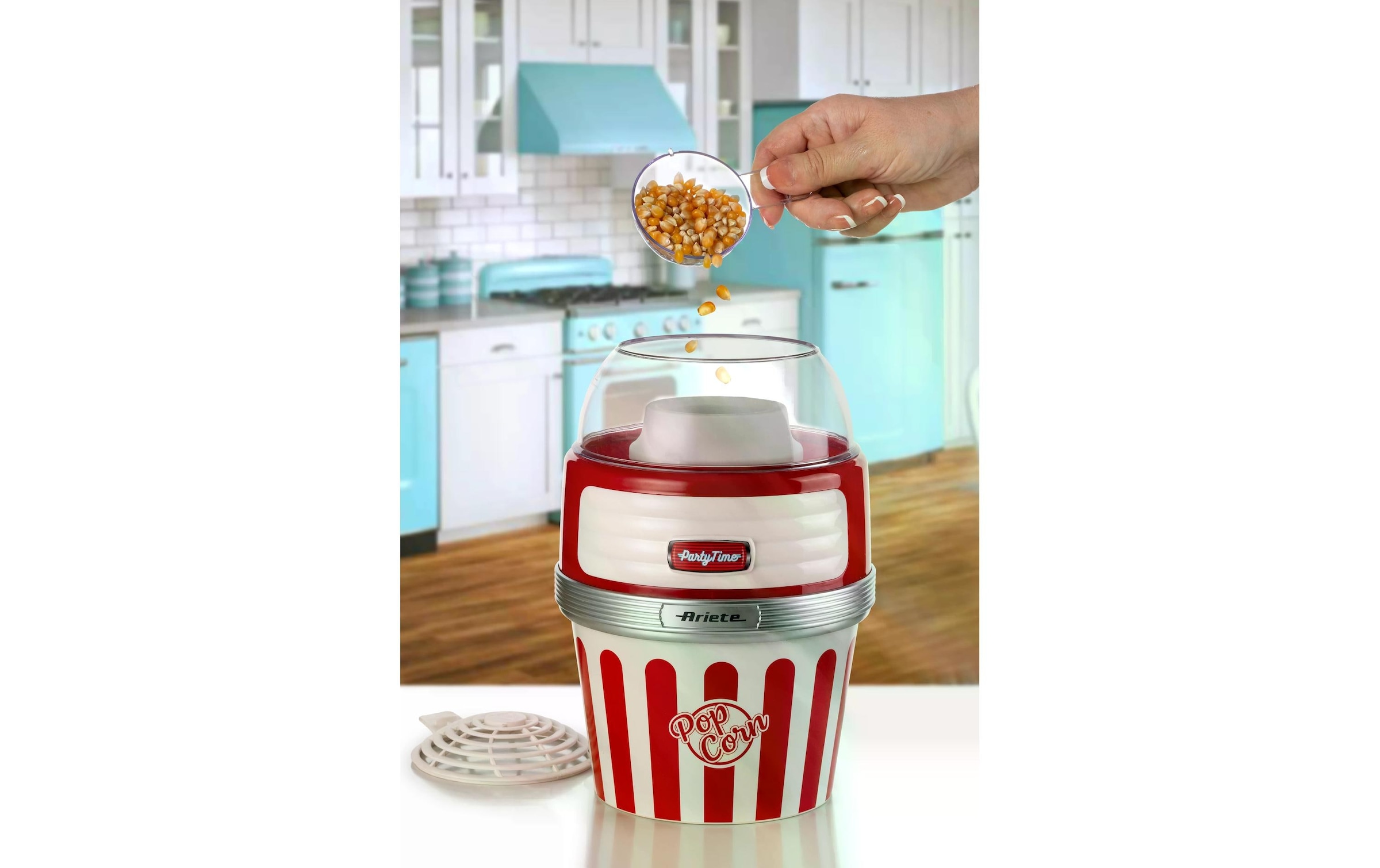 Ariete Popcornmaschine »Party Time ARI-2957-RD Rot/Weiss«