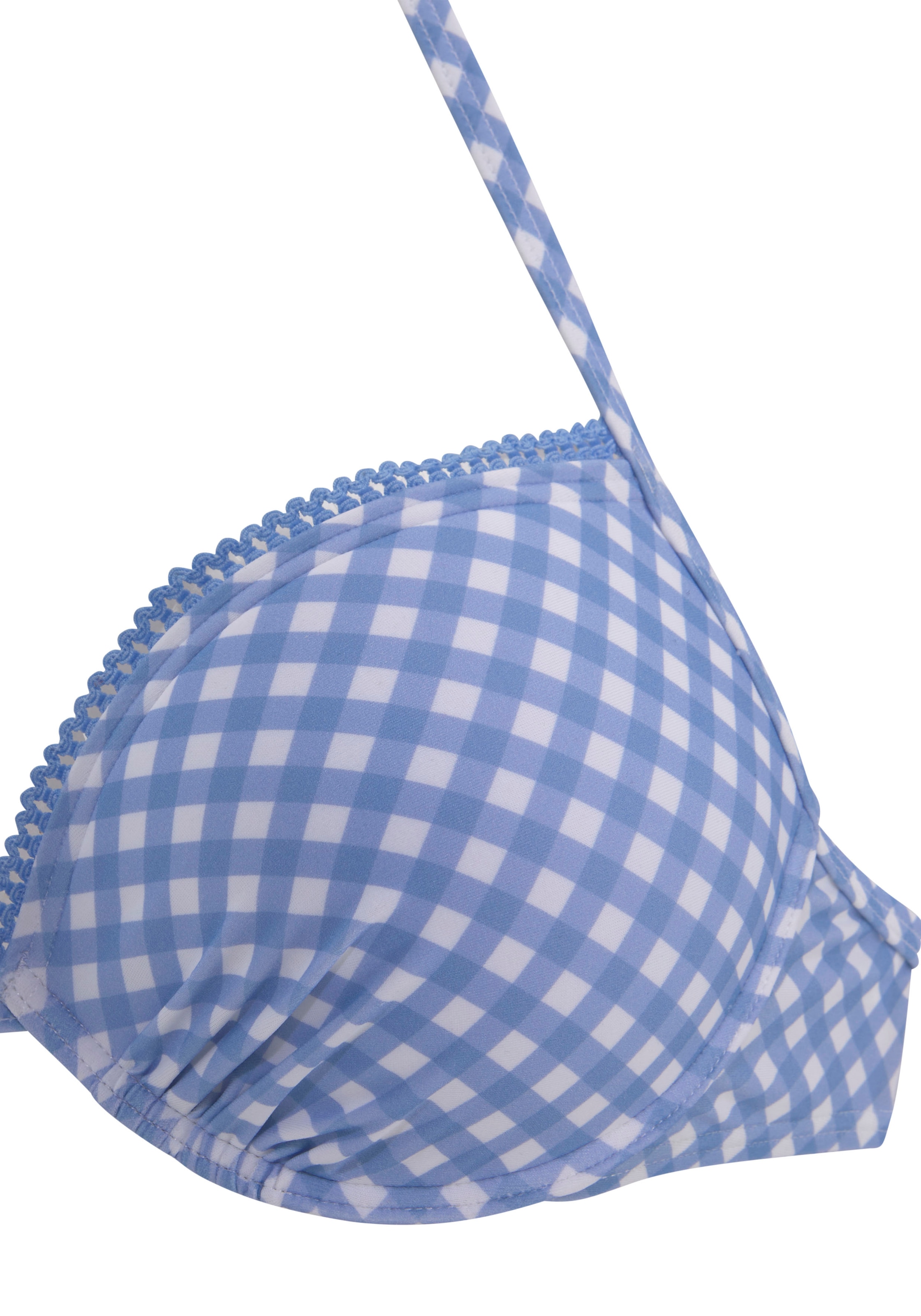 Buffalo Push-Up-Bikini-Top »Karo«, mit Zierborte
