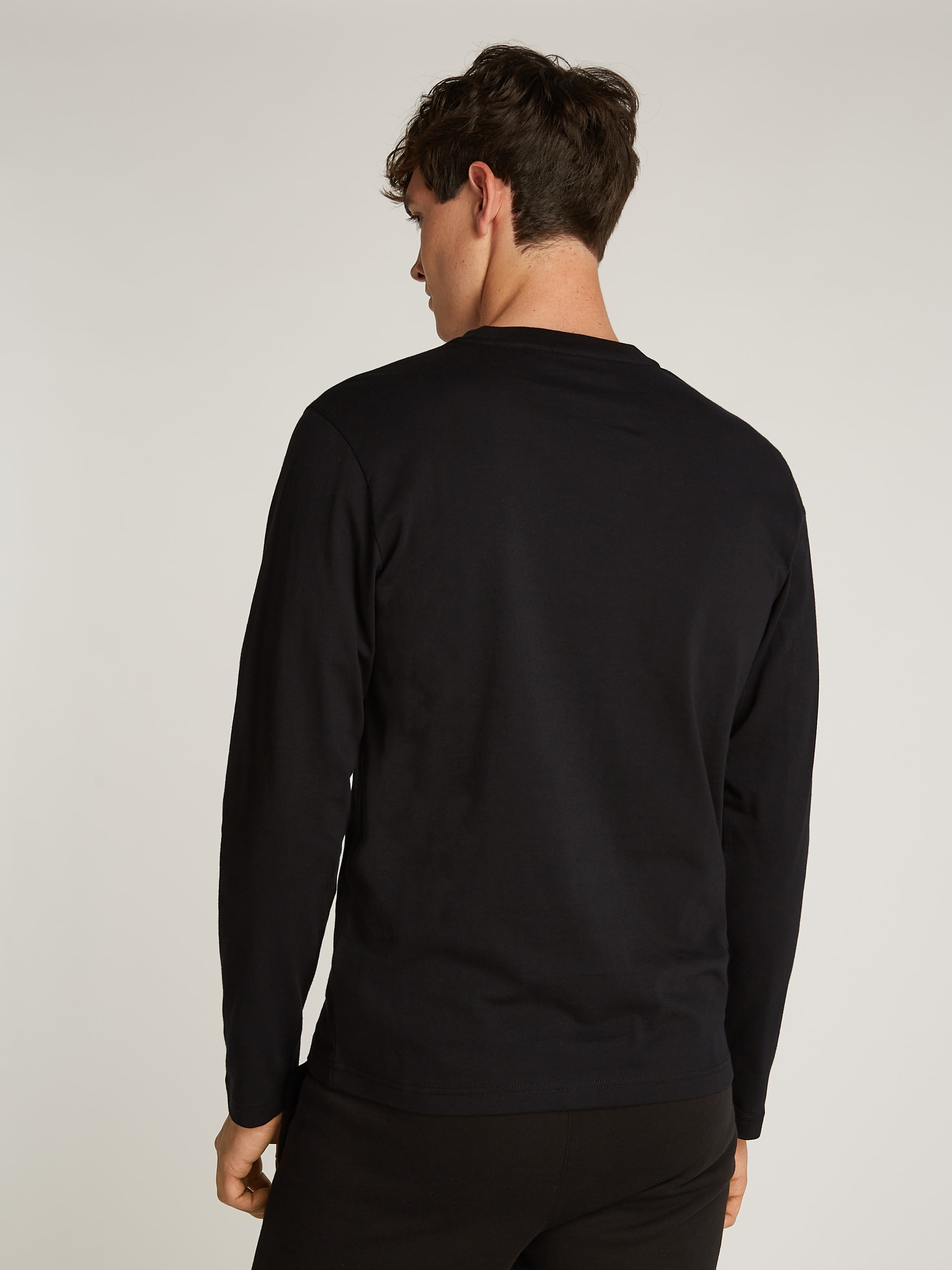 Calvin Klein Langarmshirt »HORIZONTAL LOGO LS T-SHIRT«, mit Logoprägung