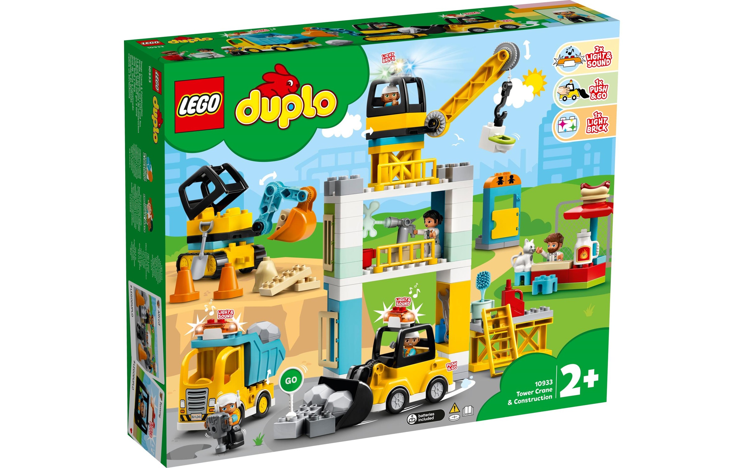 LEGO® Spielbausteine »Grosse Baustelle mit Licht«