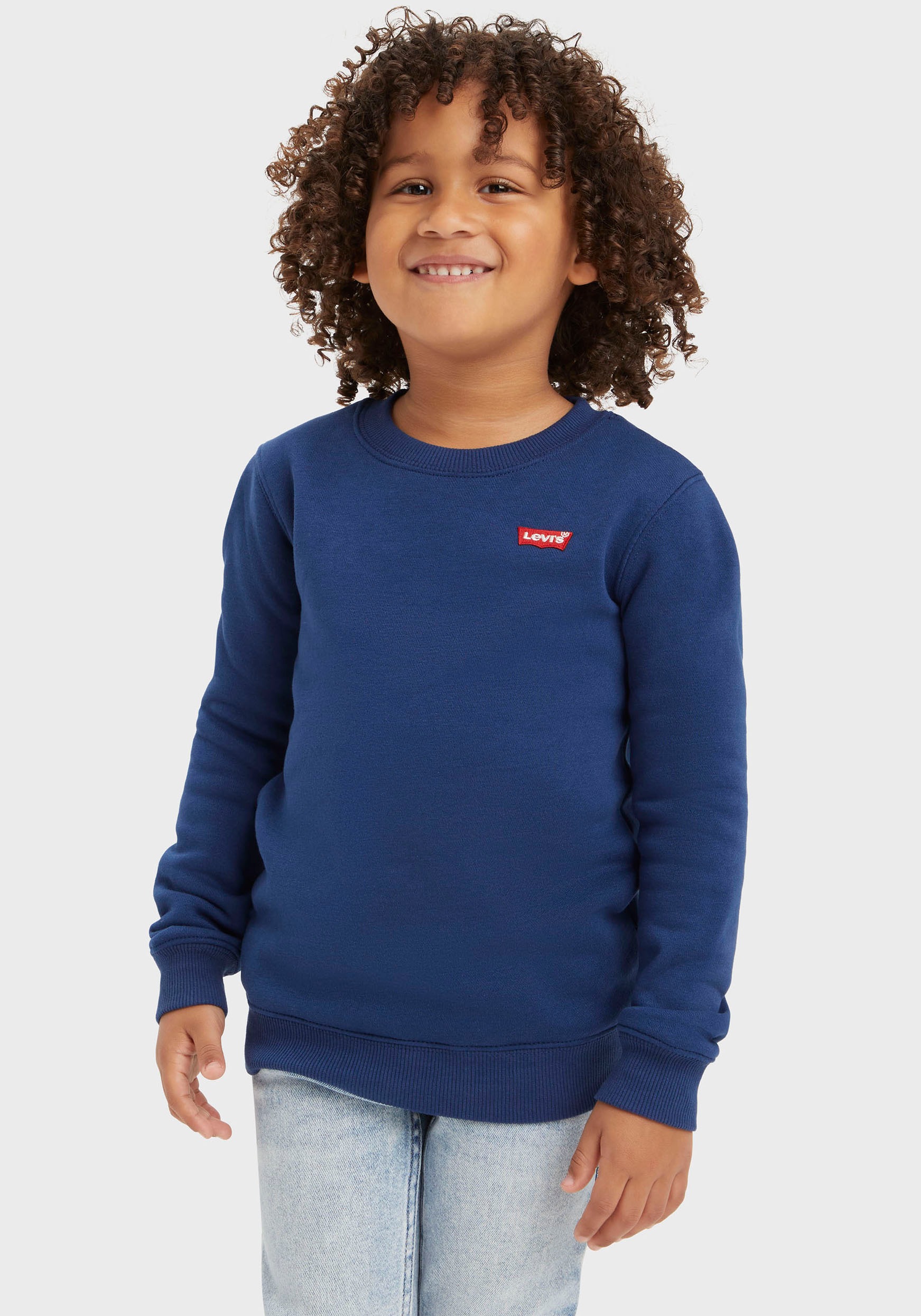 Levi's® Kids Sweatshirt »LOGO CREWNECK SWEATSHIRT«, mit Logo Stickerei for BOYS