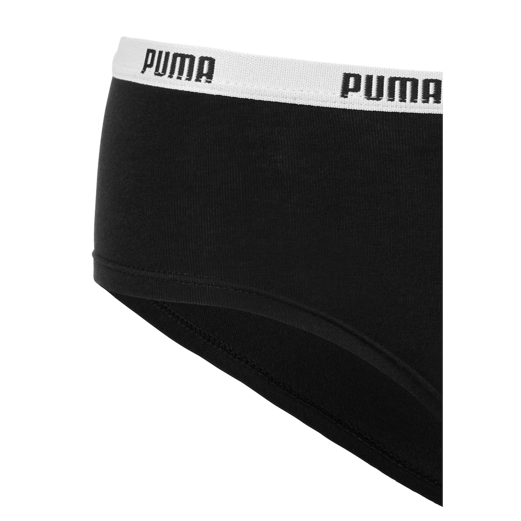 PUMA Hipster, (Packung, 6er Pack), mit elastischem Logobündchen