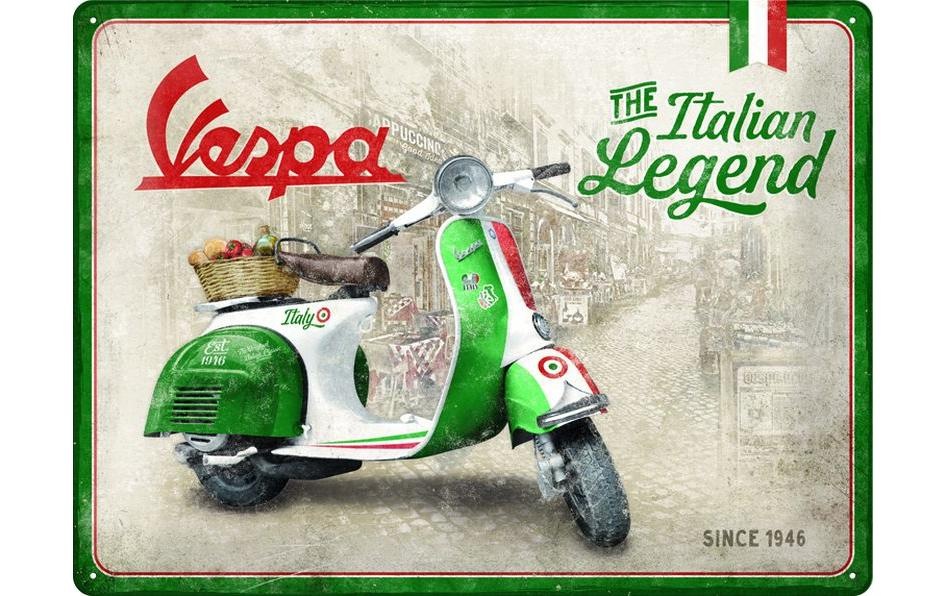 Metallschild »Nostalgic Art Vespa Legend 40 cm x 30 cm, Metall«