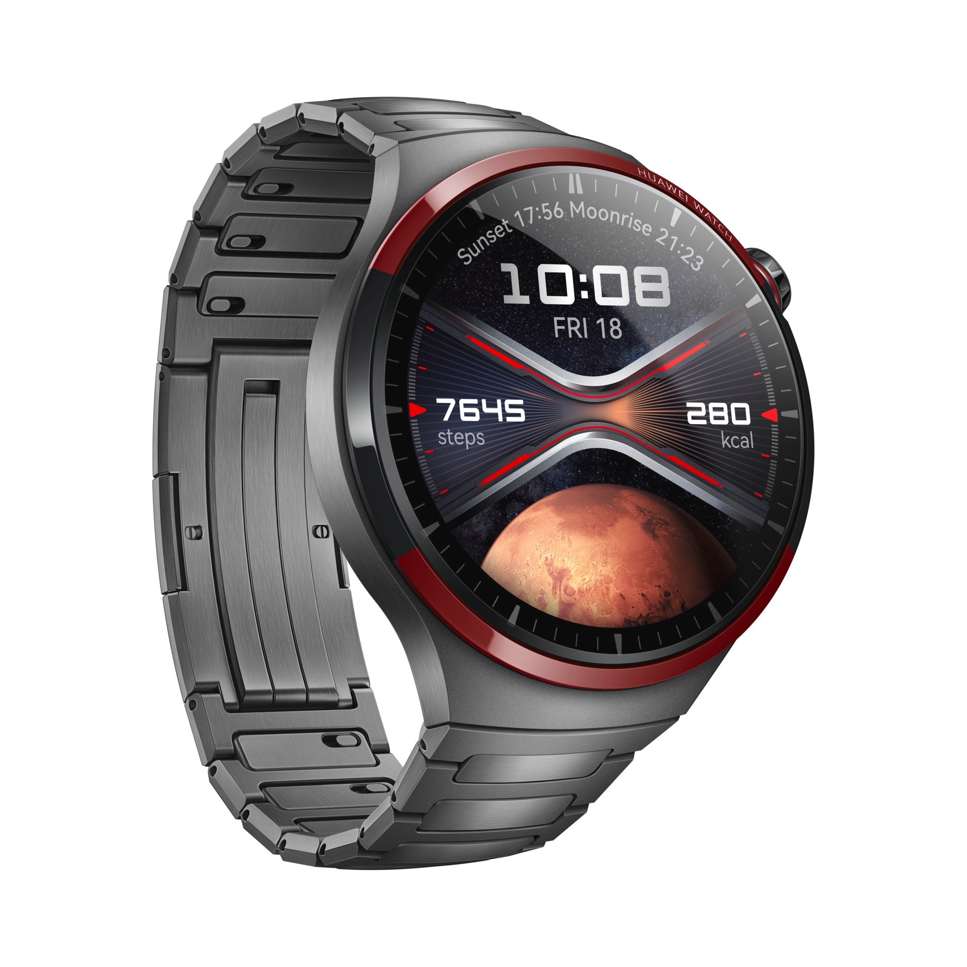 Huawei Smartwatch »Watch 4 Pro Space Edition, 3,8 cm (1,5 Zoll) AMOLED-Display«, (3,8 cm / 1,5 Zoll), Harmony OS, 32,00 GB, eSIM und LTE, SPo2, Sturzerkennung, One Touch Health