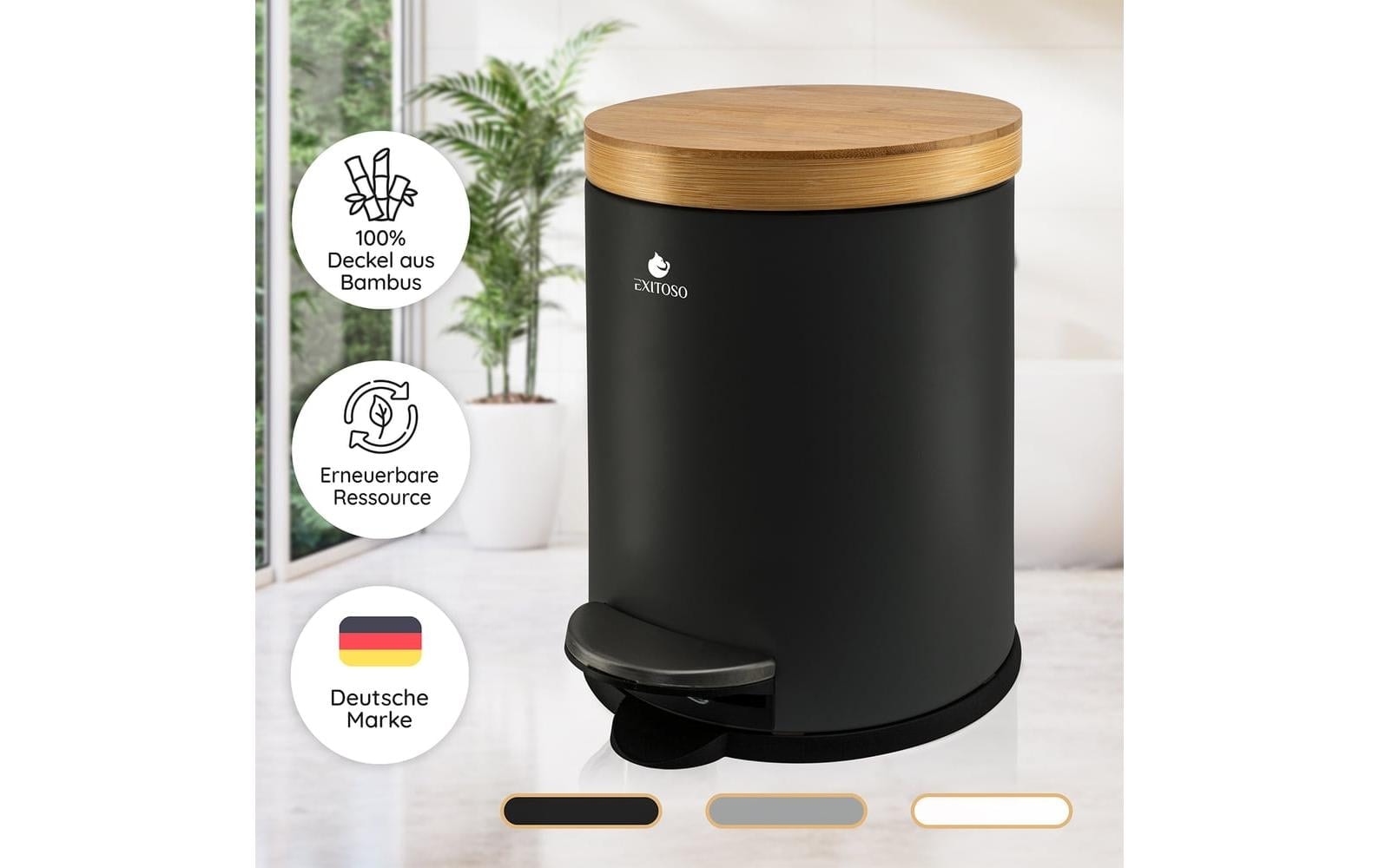 Mülleimer »Exitoso mit Softclose-Deckel 5 l«