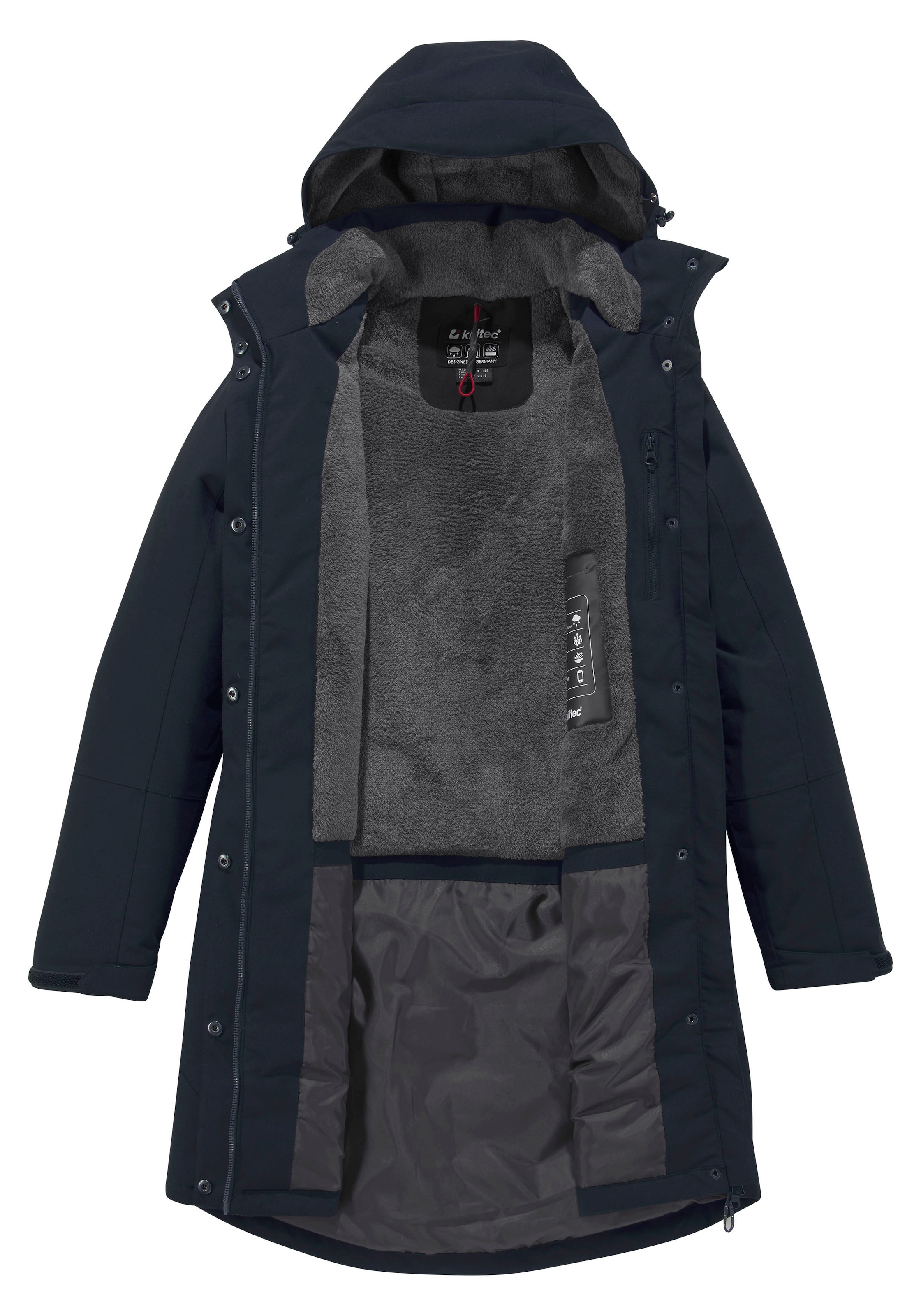 Killtec Parka, mit Kapuze