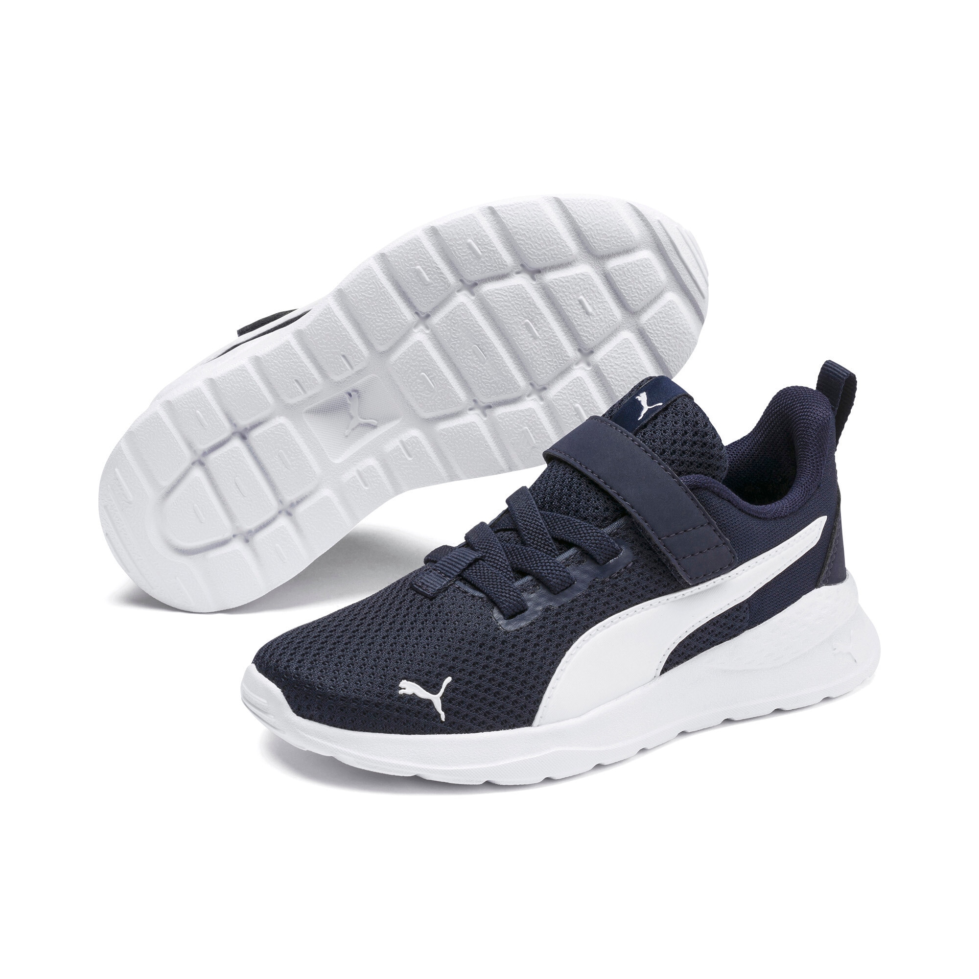 PUMA Sneaker "ANZARUN LITE AC PS" atmungsaktives Obermaterial aus Textil, mit Klettverschluss