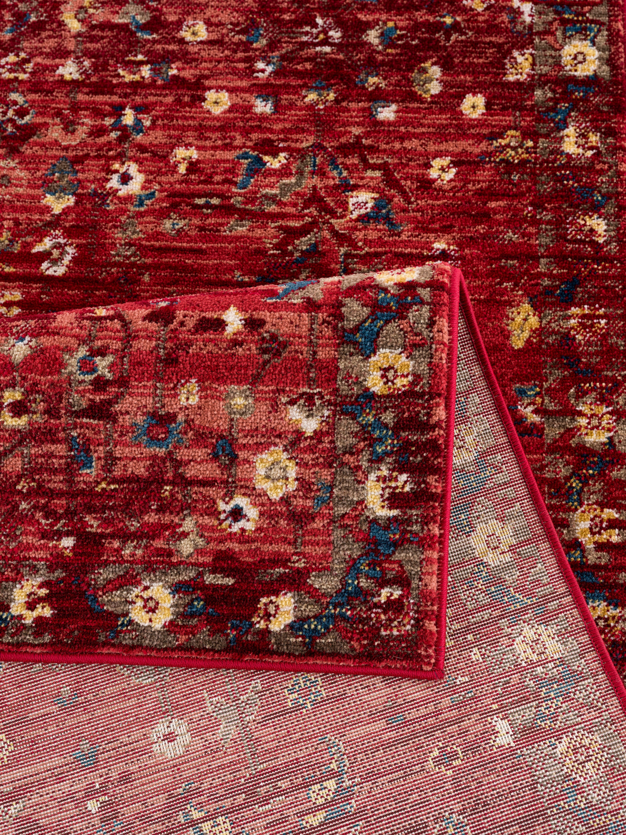 Home affaire Teppich »Clovis«, rechteckig, Teppich im Orient-Design, mit  Bordüre, Vintage online kaufen | Jelmoli-Versand