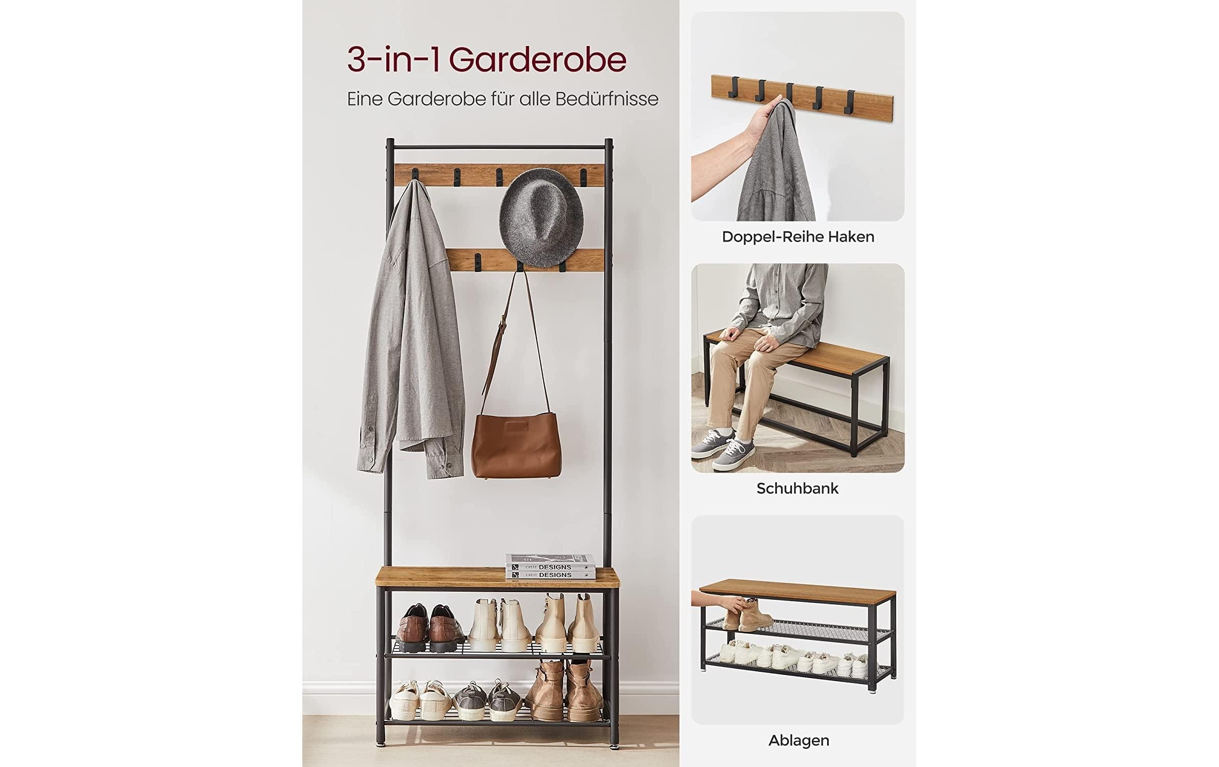 VASAGLE Schuhregal