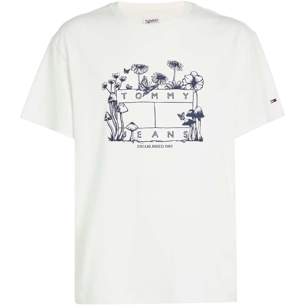 Tommy Jeans T-Shirt »TJM HOMEGROWN WILD FLOWER TEE«, mit botanischem Logodruck