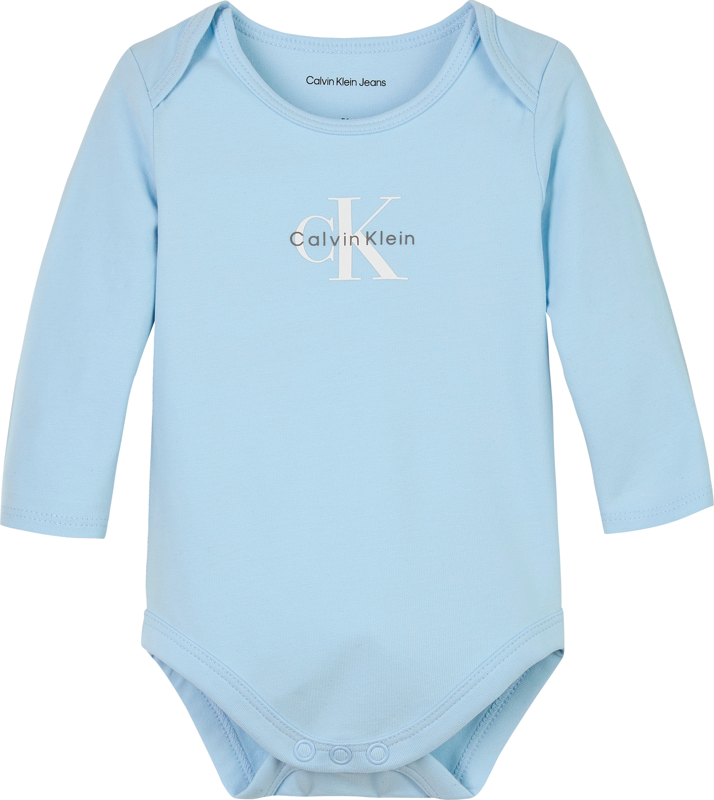 Calvin Klein Jeans Langarmbody »MONOGRAM LS BODY« für Babys bis 2 Jahre