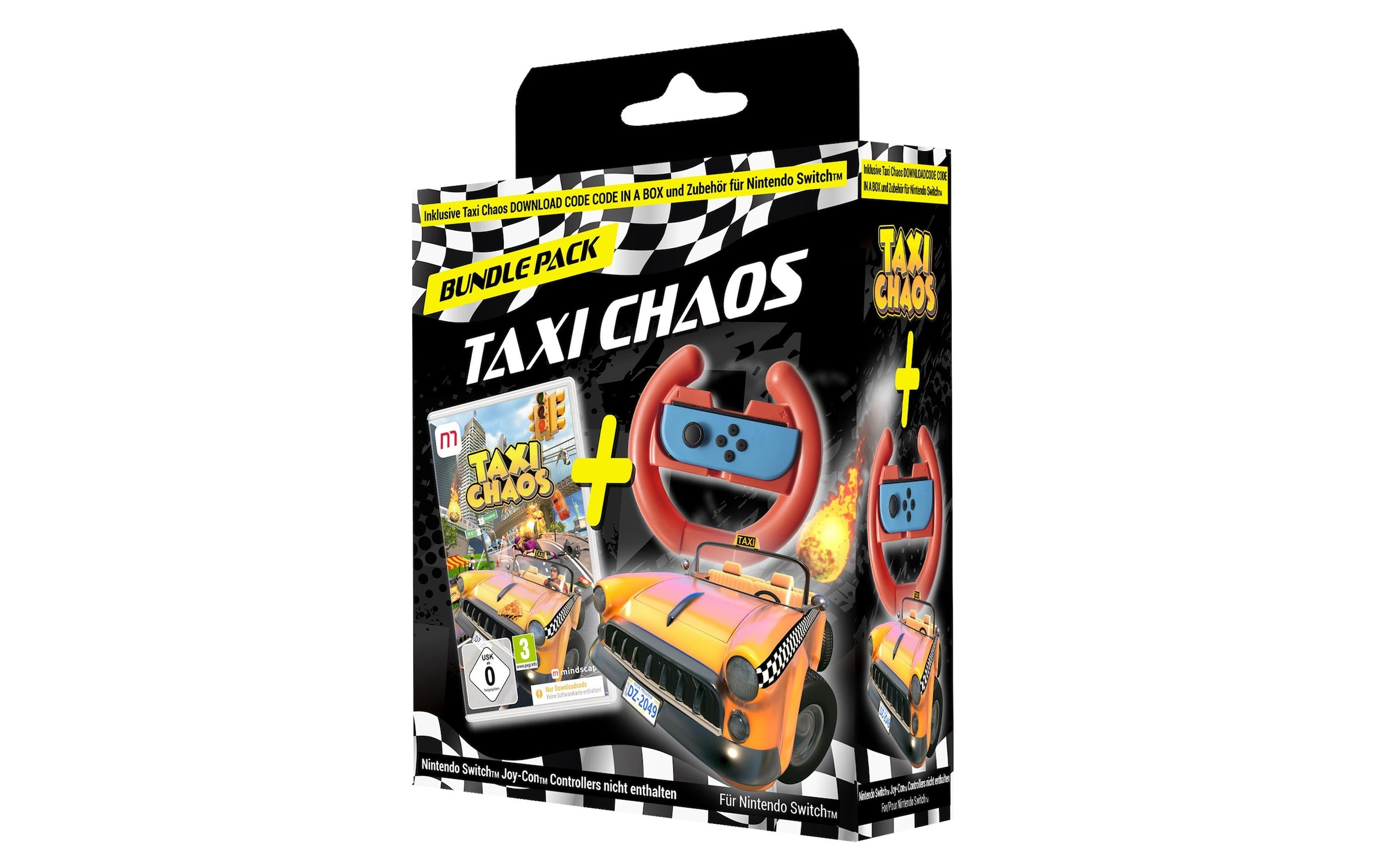 Spielesoftware »GAME Taxi Chaos Racing Wheel Bundle«, Nintendo Switch