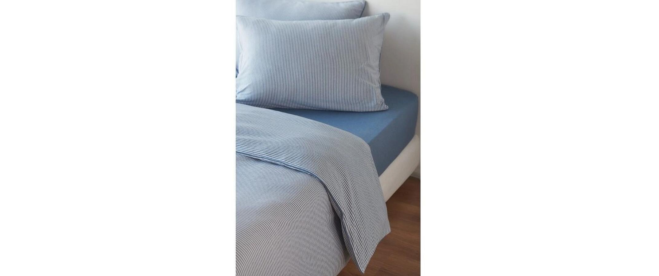 Bettwäsche »Living Home Jersey Streifen«
