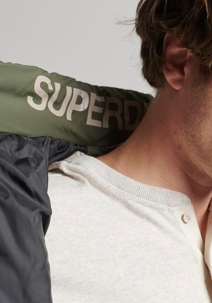 Superdry Steppjacke »FUJI PRINT PADDED JACKET«, ohne Kapuze