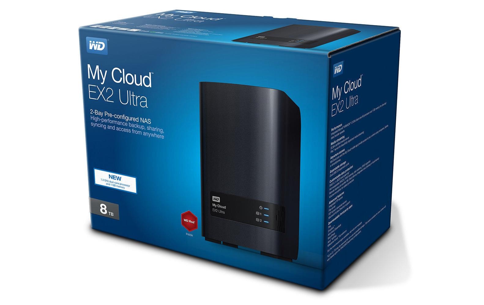 Western Digital HDD-NAS-Festplatte »NAS My Cloud EX2 Ultra 2-bay WD RED 8 TB«