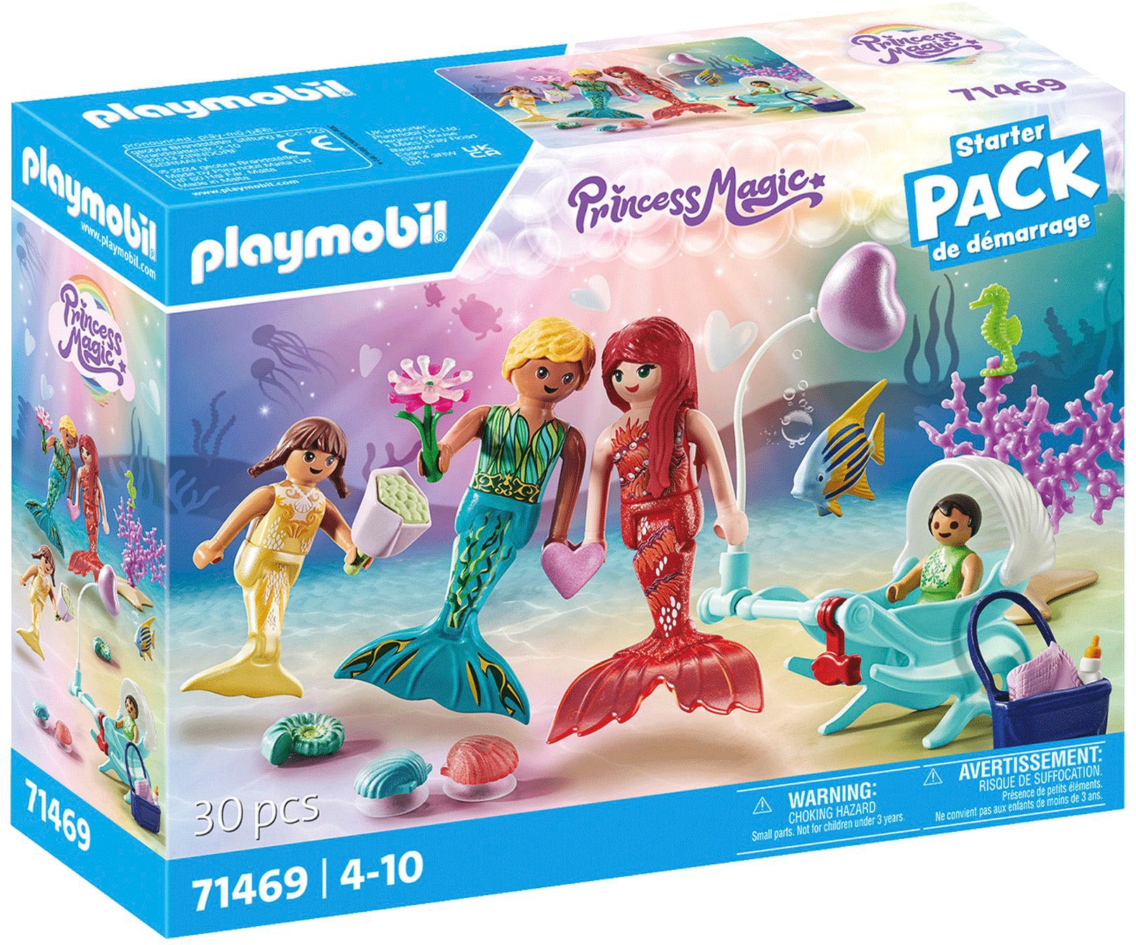 Konstruktions-Spielset »Ausflug der Meerjungfrauenfamilie (71469), Princess Magic«,...