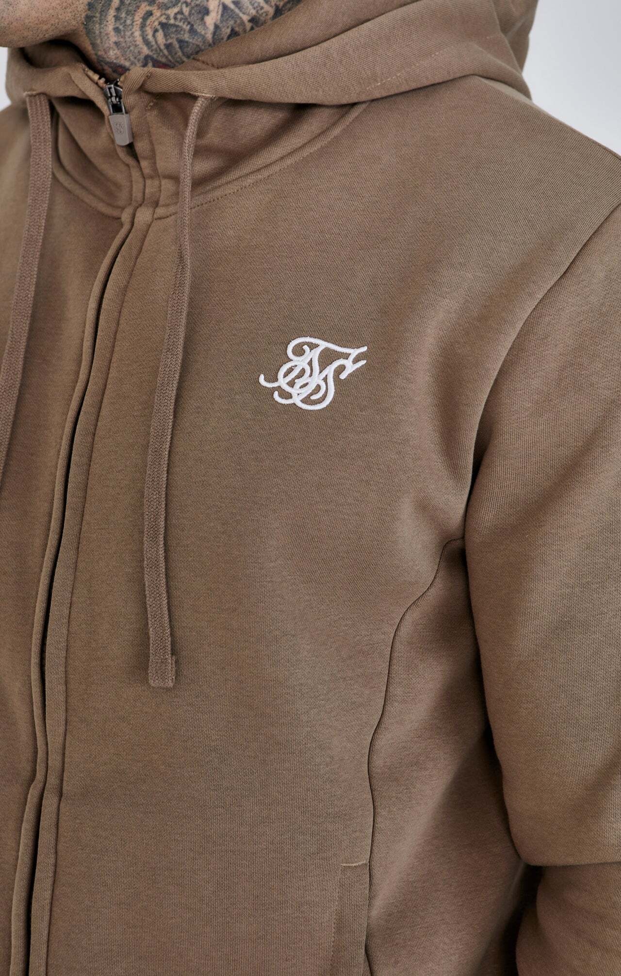 Siksilk Kapuzenpullover »Siksilk Sweatjacken Essentials Full Zip Hoodie«