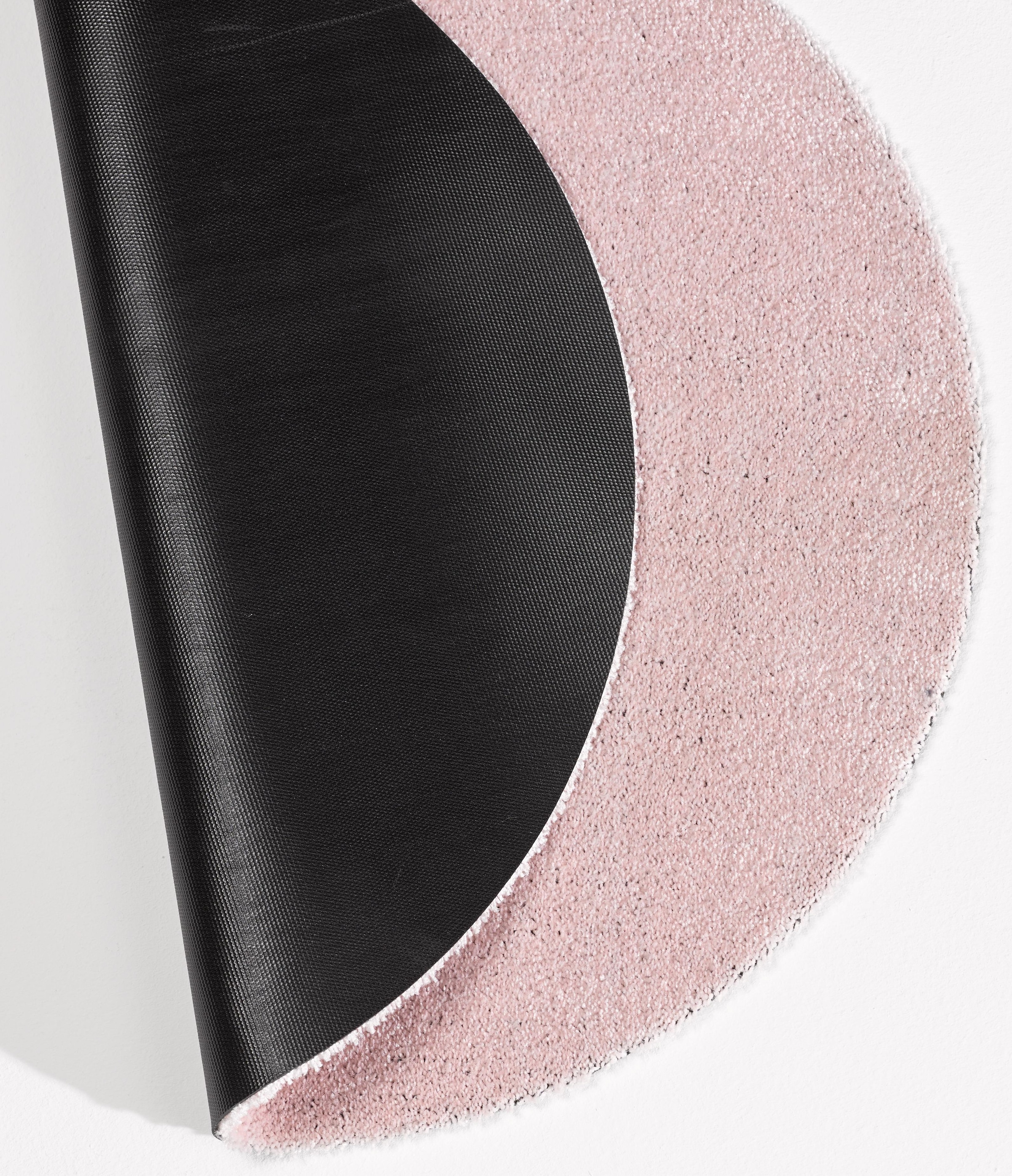 HANSE Home Fussmatte »Deko Soft, Türmatte«, halbrund, 7 mm Höhe, waschbar, Uni-Farben, Rutschfest, Robust, Pflegeleicht, Saugfähig