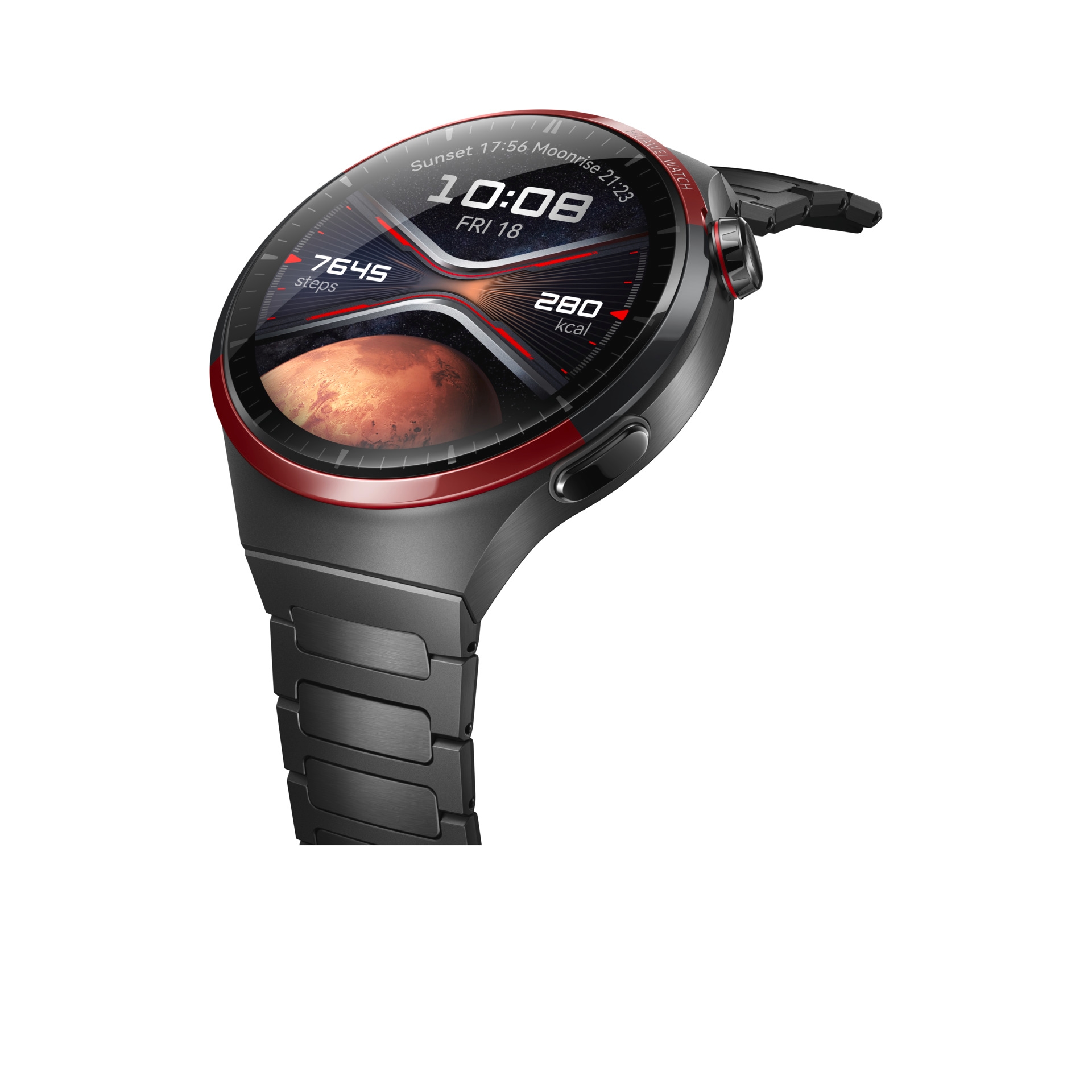 Huawei Smartwatch »Watch 4 Pro Space Edition, 3,8 cm (1,5 Zoll) AMOLED-Display«, (3,8 cm / 1,5 Zoll), Harmony OS, 32,00 GB, eSIM und LTE, SPo2, Sturzerkennung, One Touch Health