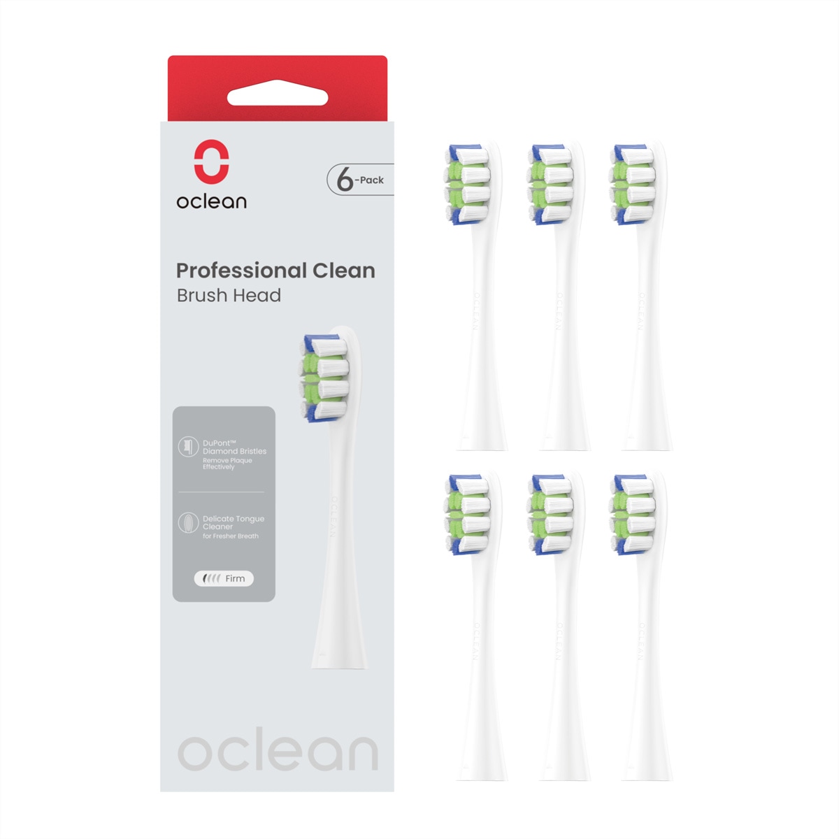 Aufsteckbürste »Oclean Professional clean -6 pack«