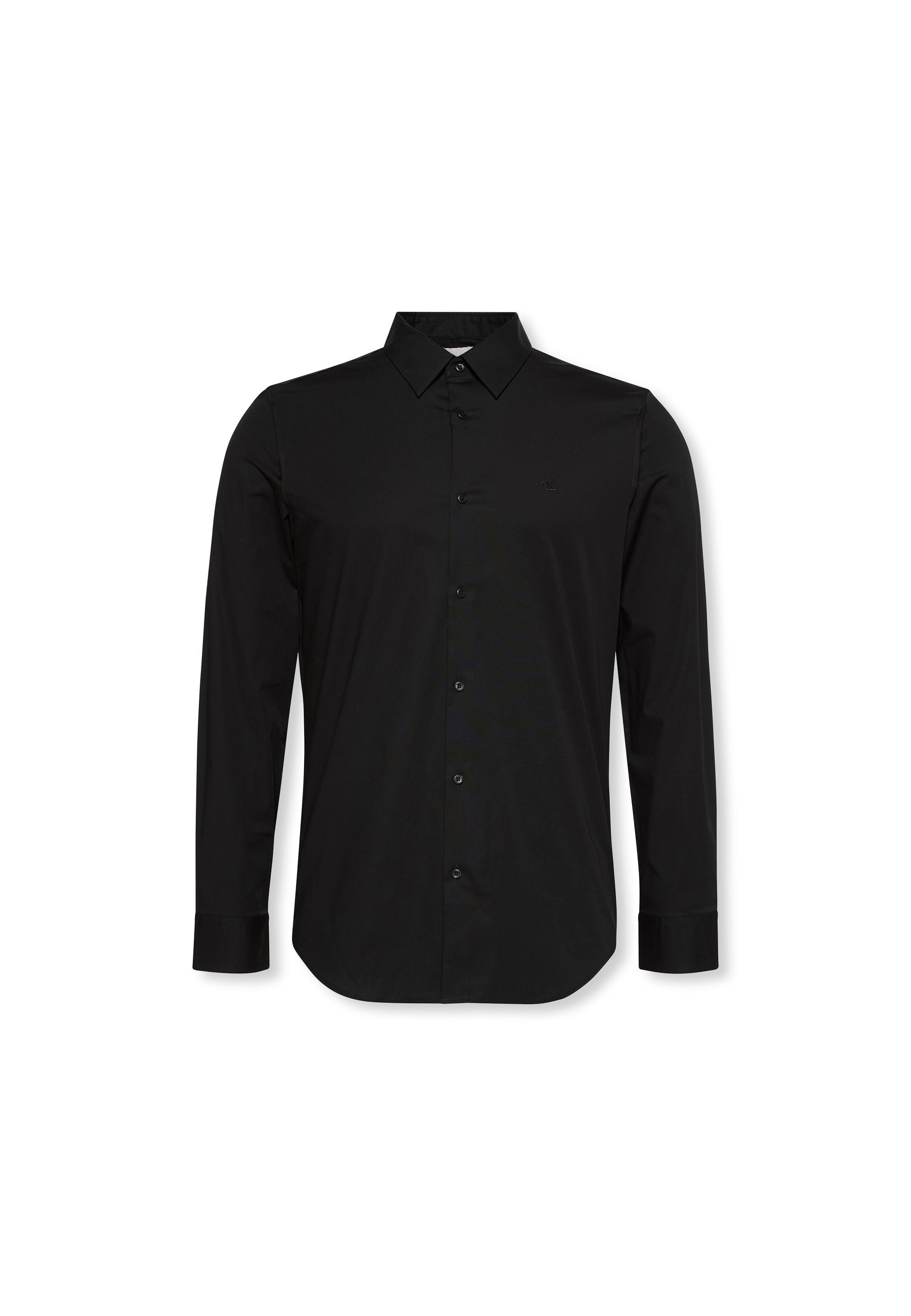 Calvin Klein Langarmhemd »LS SOLID STRETCH SLIM SHIRT«, in Unifarbe