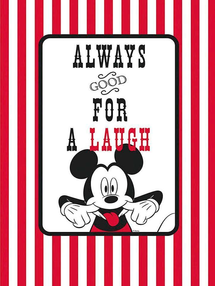 ✵ Komar Poster (Packung, Kinderzimmer, online Anzahl | Mouse Laugh«, Teile »Mickey 1 Disney, 1), St., Wohnzimmer Jelmoli-Versand Schlafzimmer, ordern