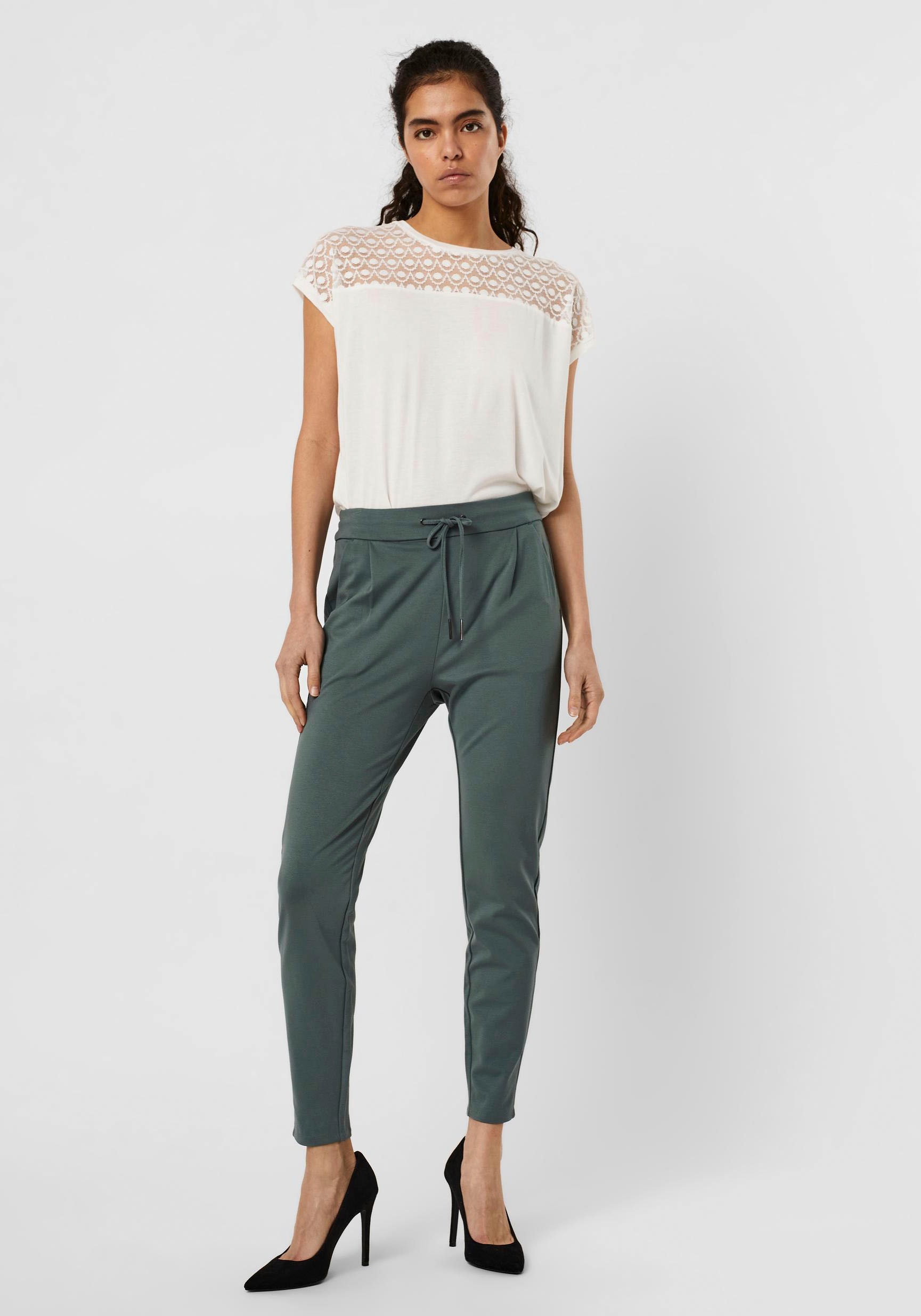 Vero Moda Jogger Pants »VMEVA MR LOOSE STRING PANT GA NOOS«, hinten mit elastischem Bündchen