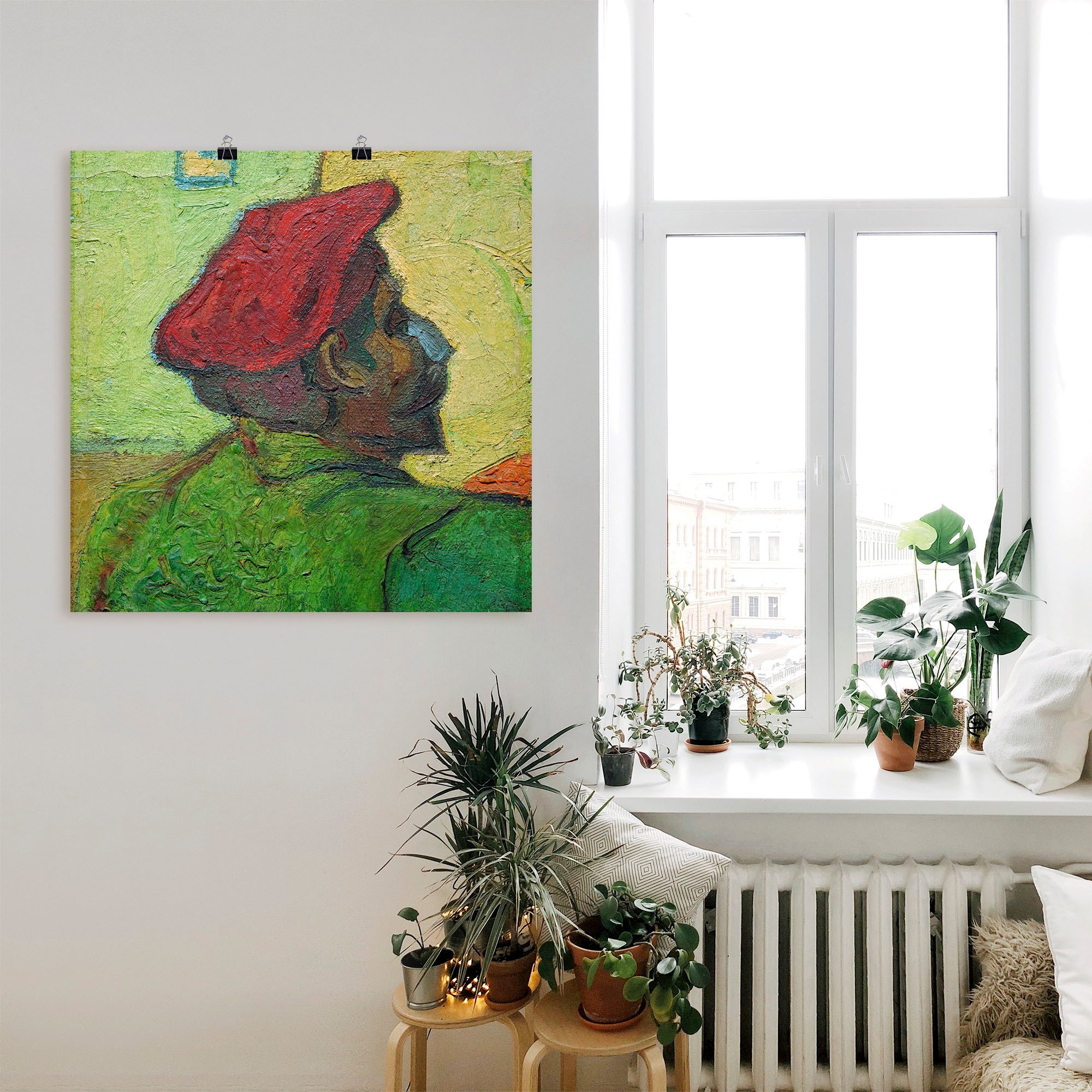 Artland Kunstdruck »Paul Gauguin Gemälde v. V. van Gogh«, Porträts, (1 St.), als Leinwandbild, Wandaufkleber oder Poster in versch. Grössen