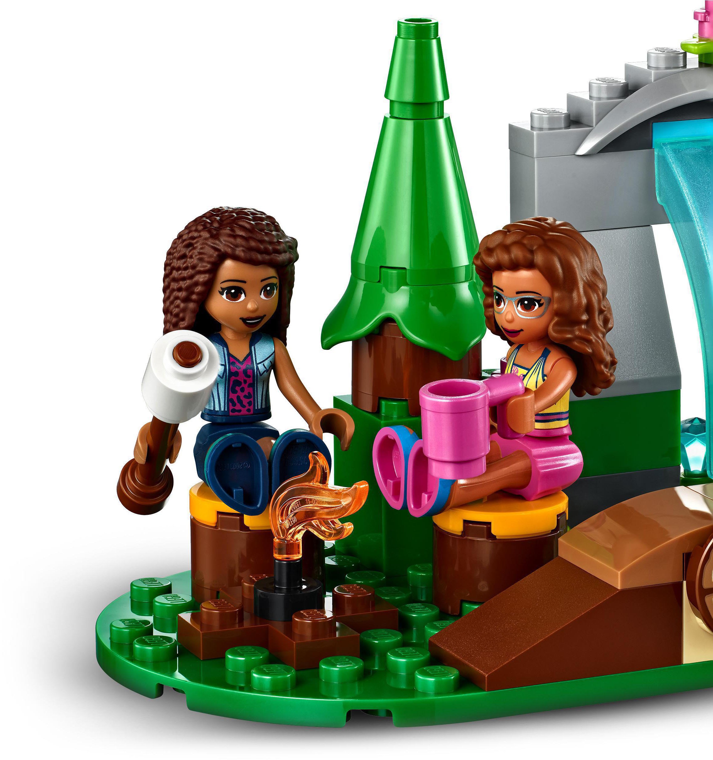 LEGO® Konstruktionsspielsteine »Wasserfall im Wald (41677), LEGO® Friends«, (93 St.)