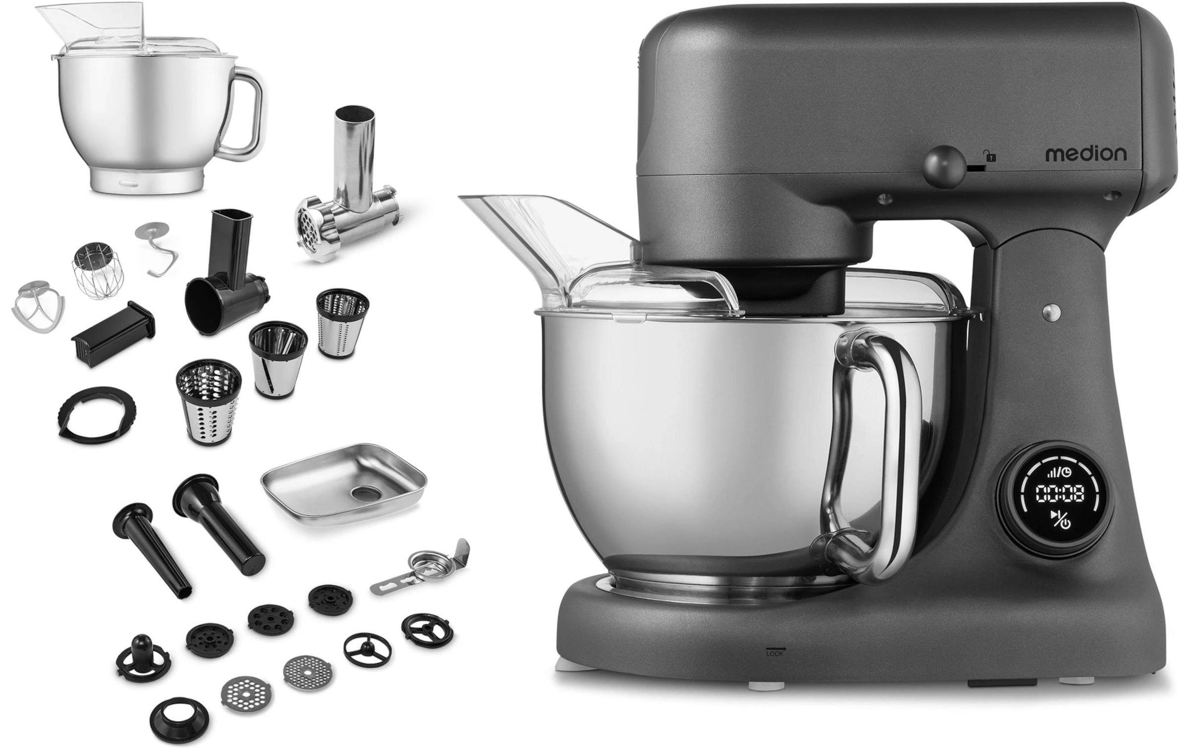 Medion® Küchenmaschine mit Kochfunktion
